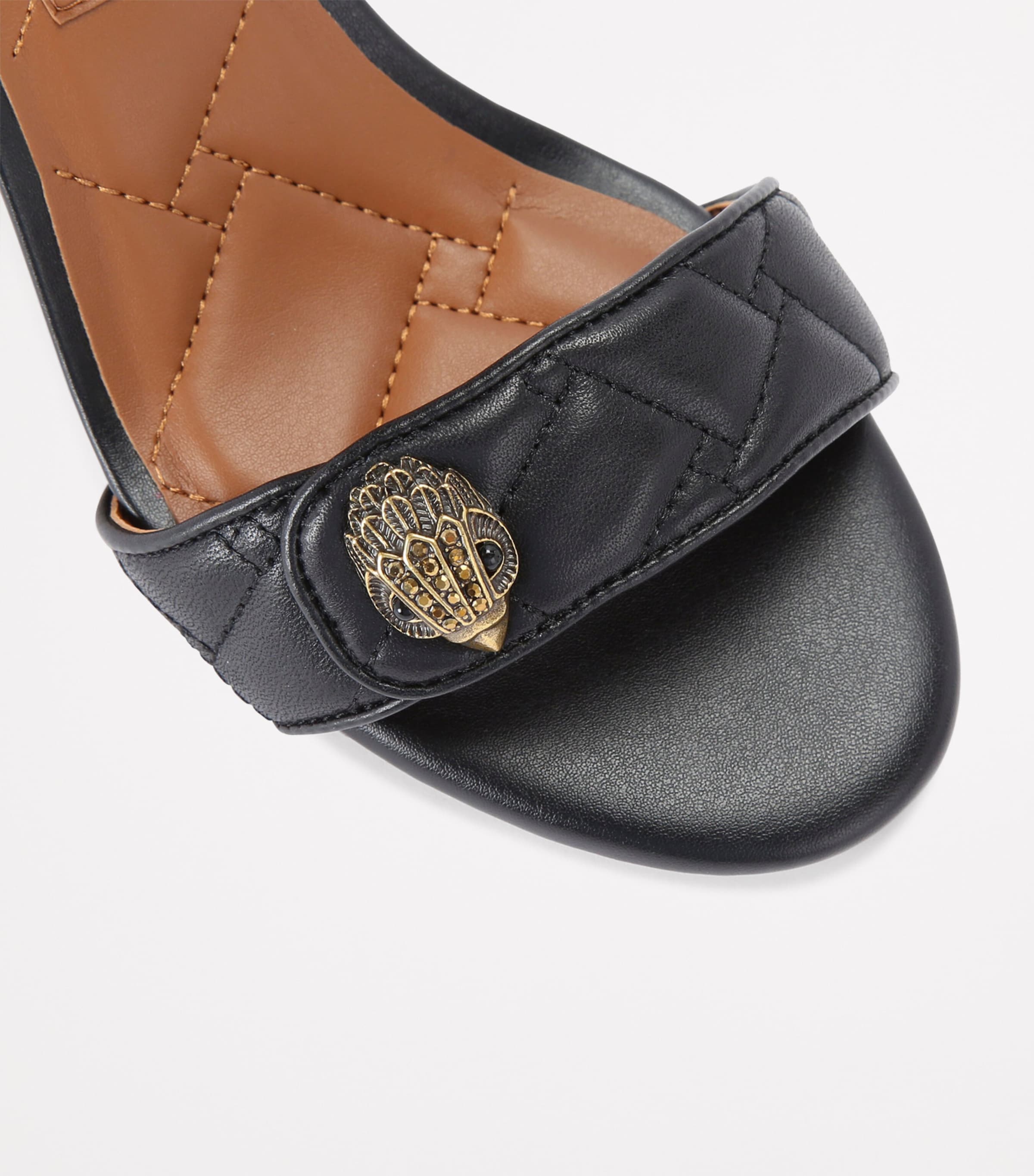 Kensington Langley Heeled Sandals BLACK Image 3