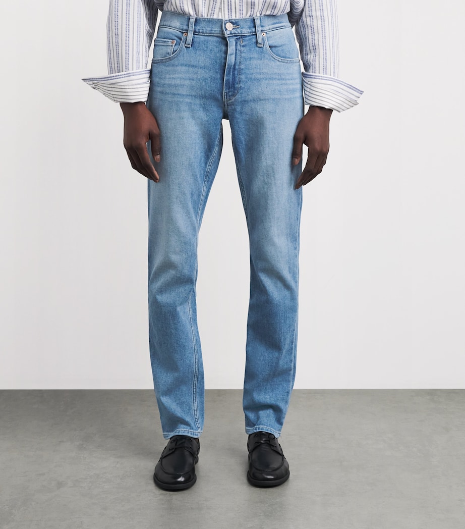 PAIGE Mens Vintage Lennox Slim Jeans Emberton Image 4