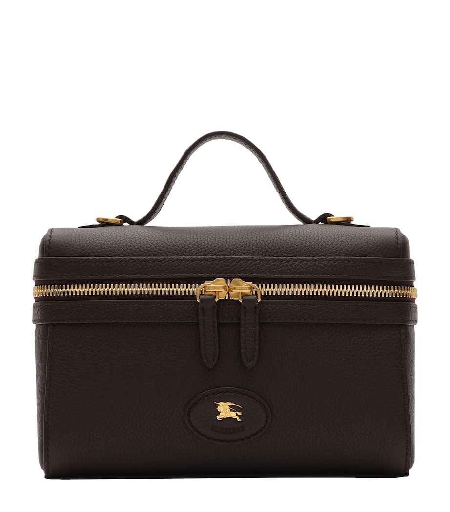 Burberry Leather Bloomsbury Vanity Bag Peat/sand Image 1