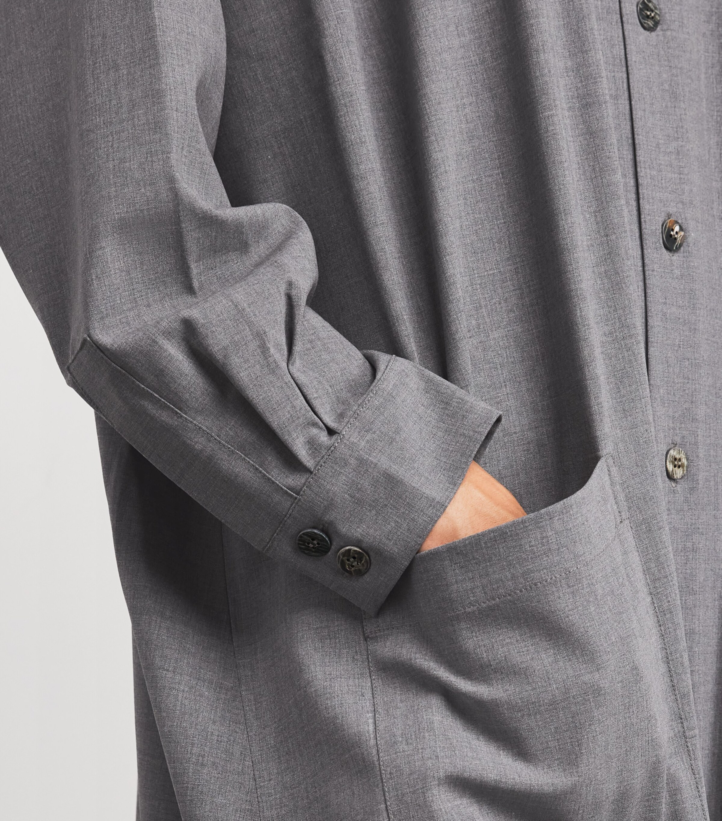 Denim Side-Seam Shirt FLANGRY Image 6