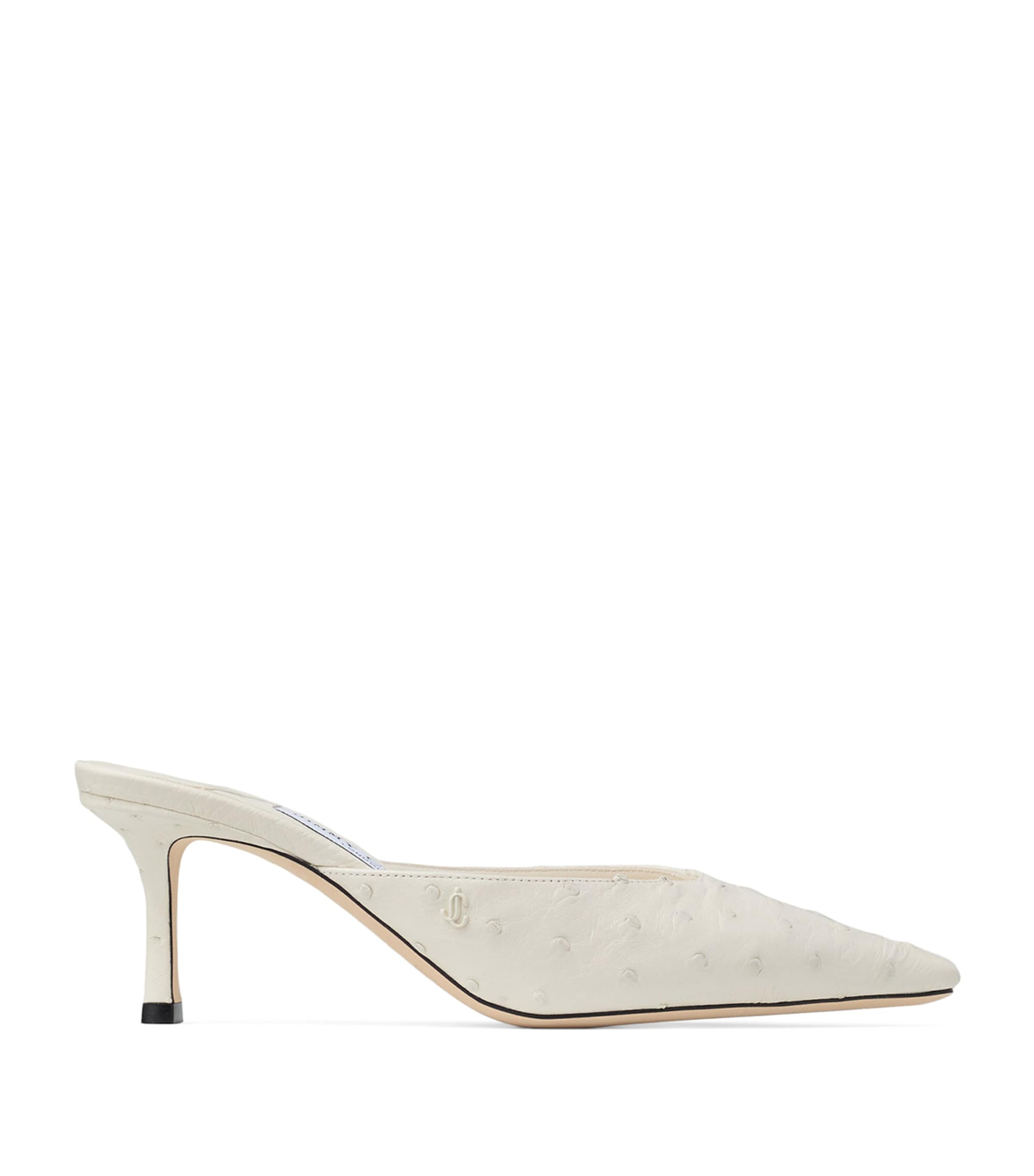 ◆正規品・新品◆Jimmy Choo Sand Leather Vivi 65 Mules Vivi 65 leather mules in white - Jimmy Choo | Mytheresa