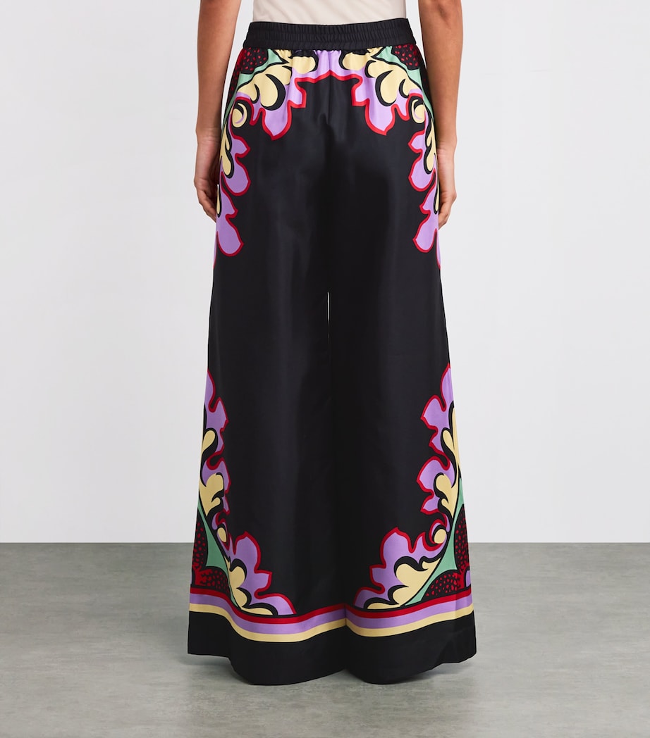 Printed Wide-Leg Palazzo Trousers PU02 PALAZZO PLAC�E Image 4