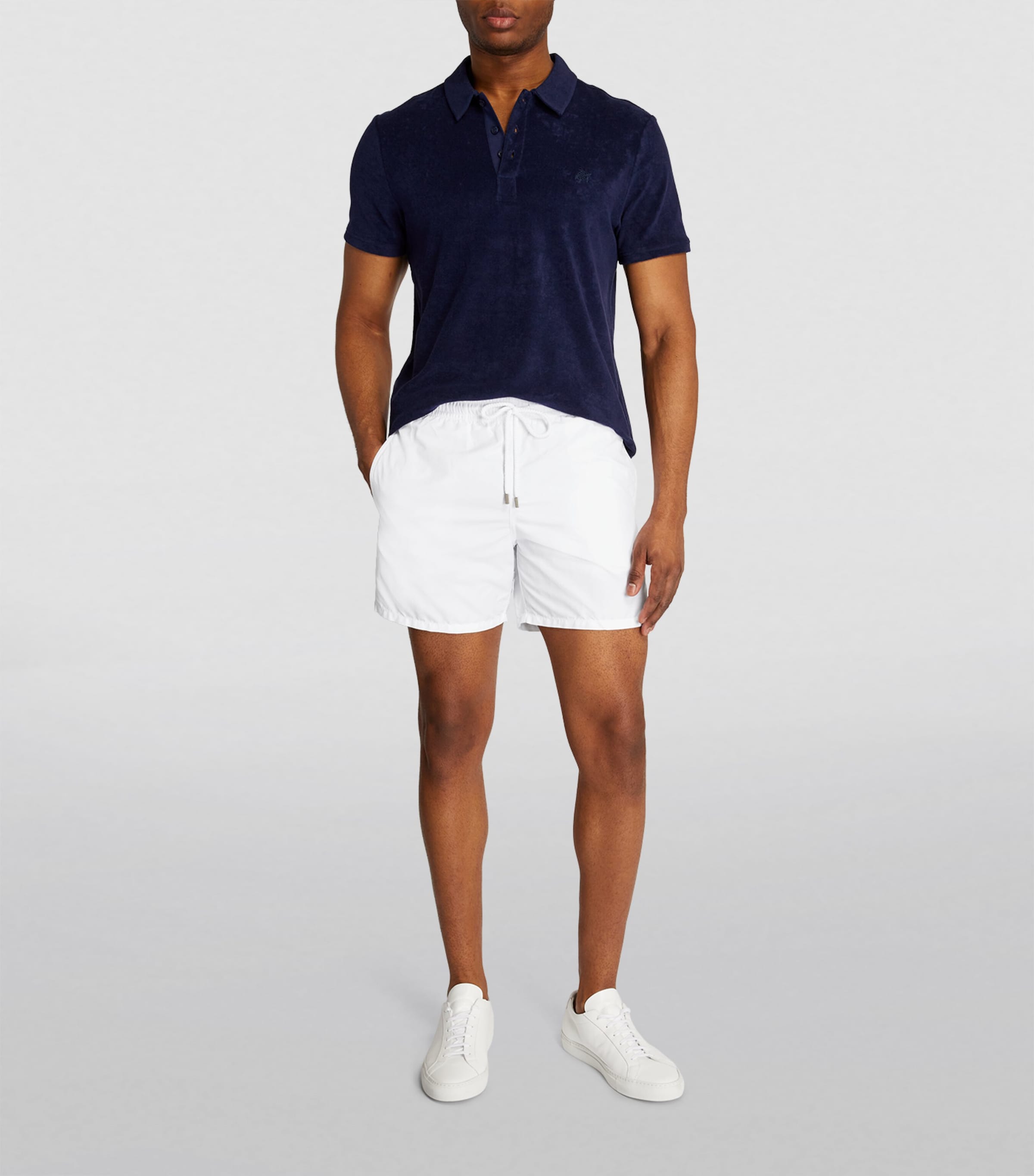 Vilebrequin Mens Recycled Moorea Swim Shorts White Image 4