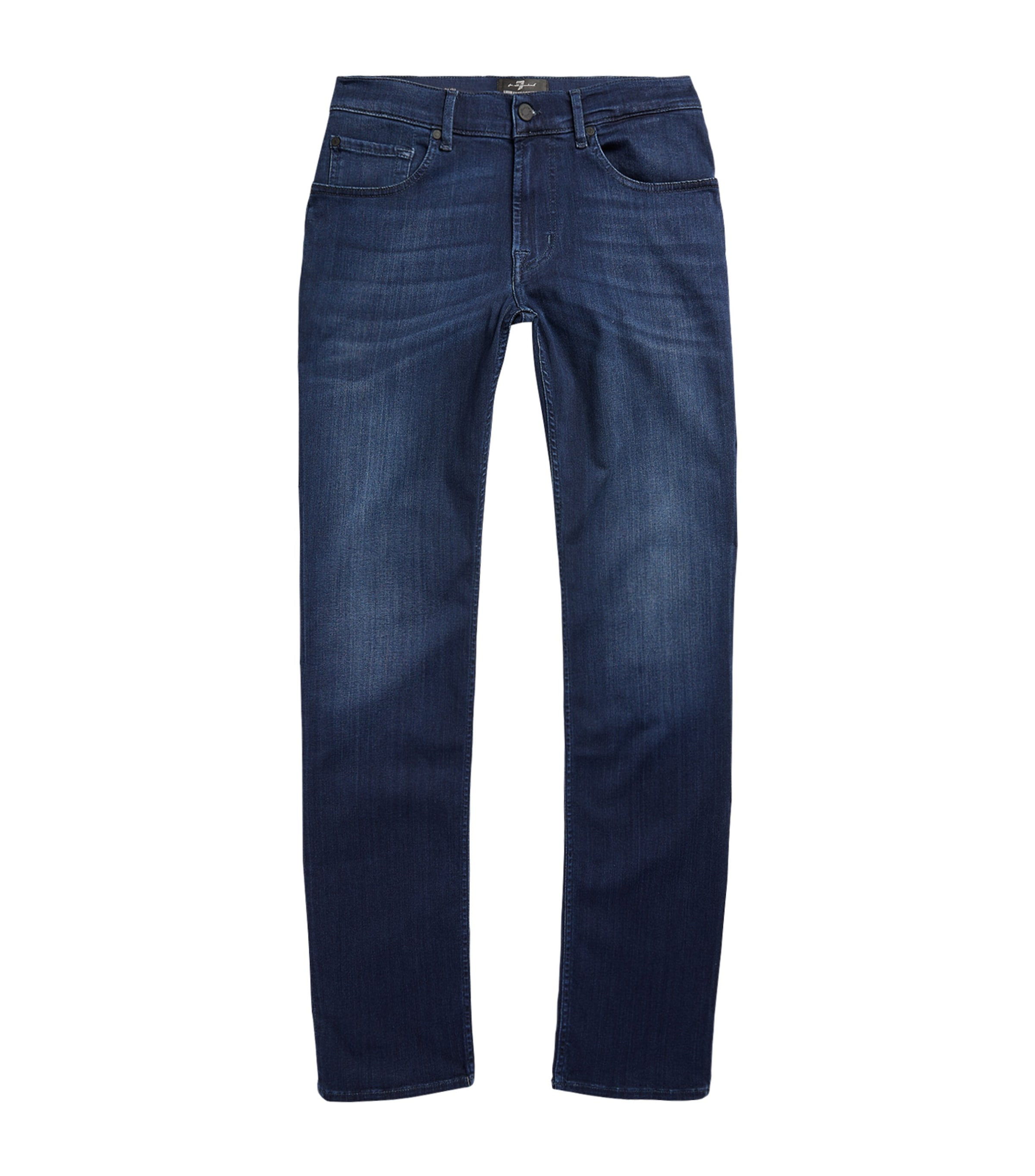 7 For All Mankind Austyn Carbon Relaxed Straight Jean In Blue