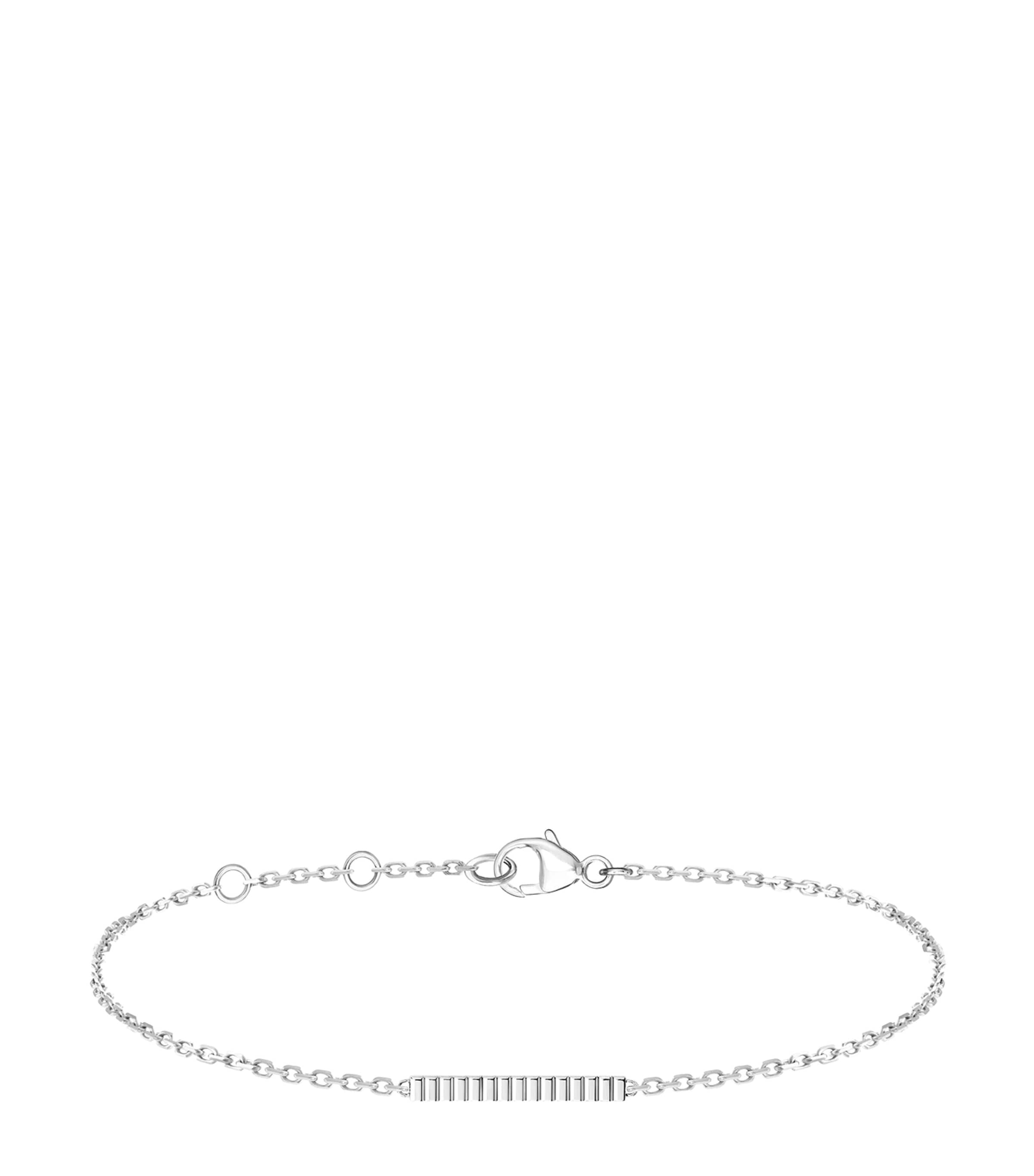 Boucheron White Gold Quatre Grosgrain Chain Bracelet White Gold Image 1