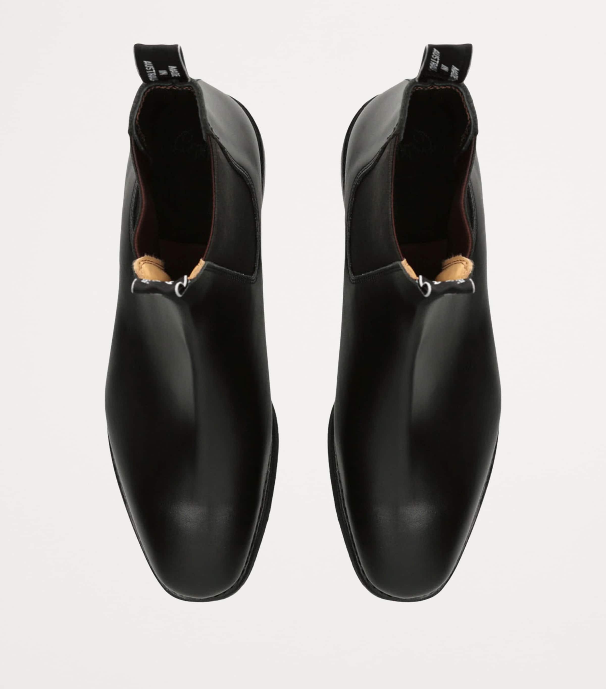 Leather Ankle Boots BLACK Image 4