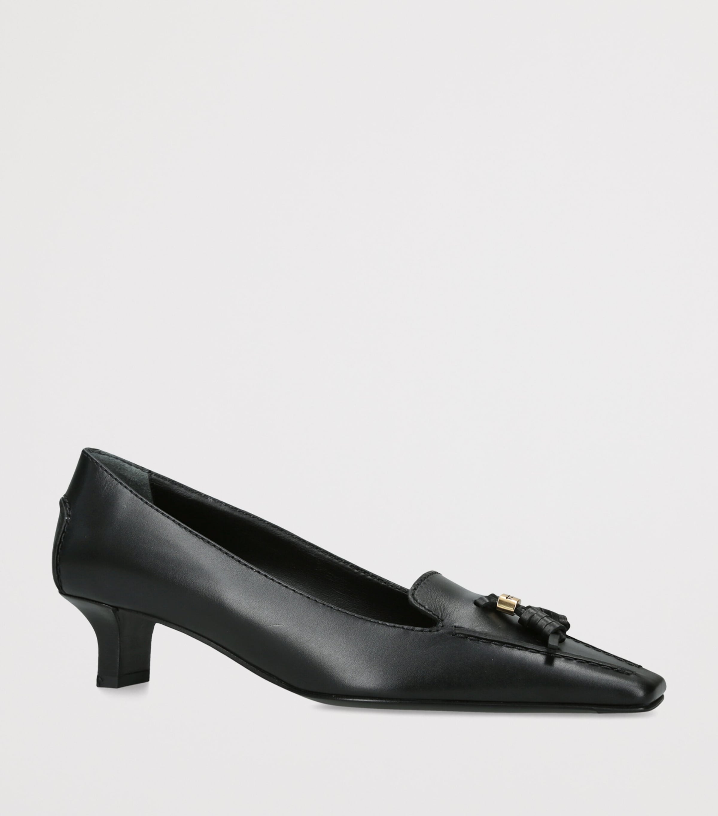 Tod's Leather Cuoio Pumps 10 Black Image 2