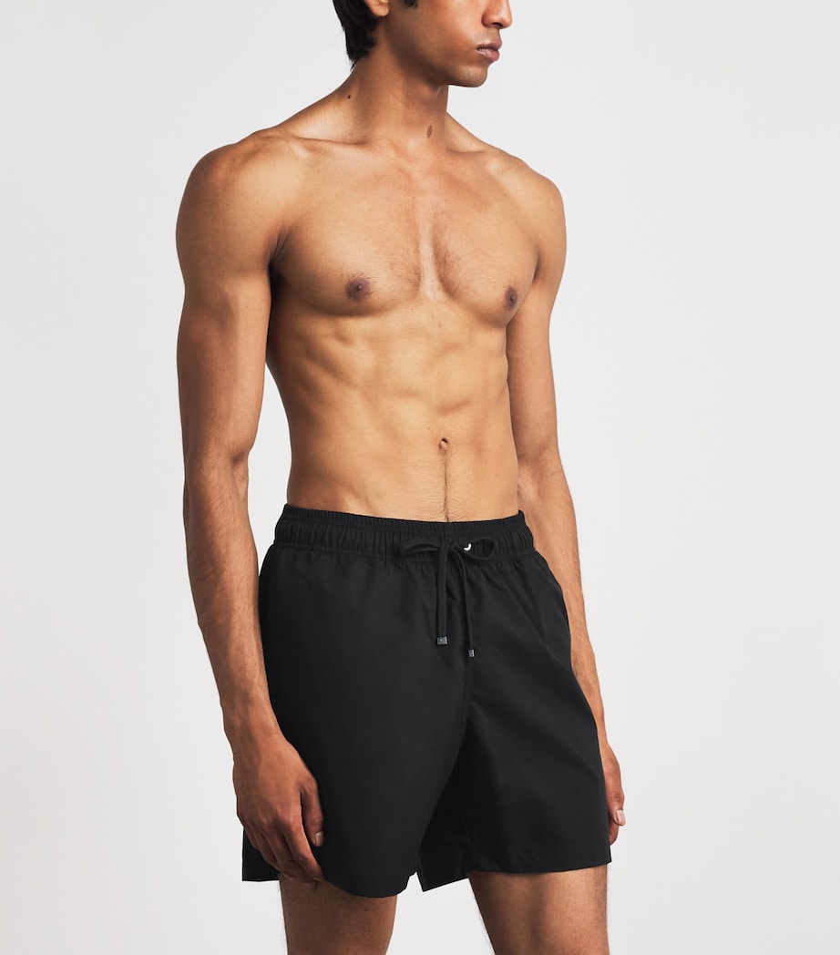 AMIRI Mens MA Core Logo Swim Shorts Black Image 2