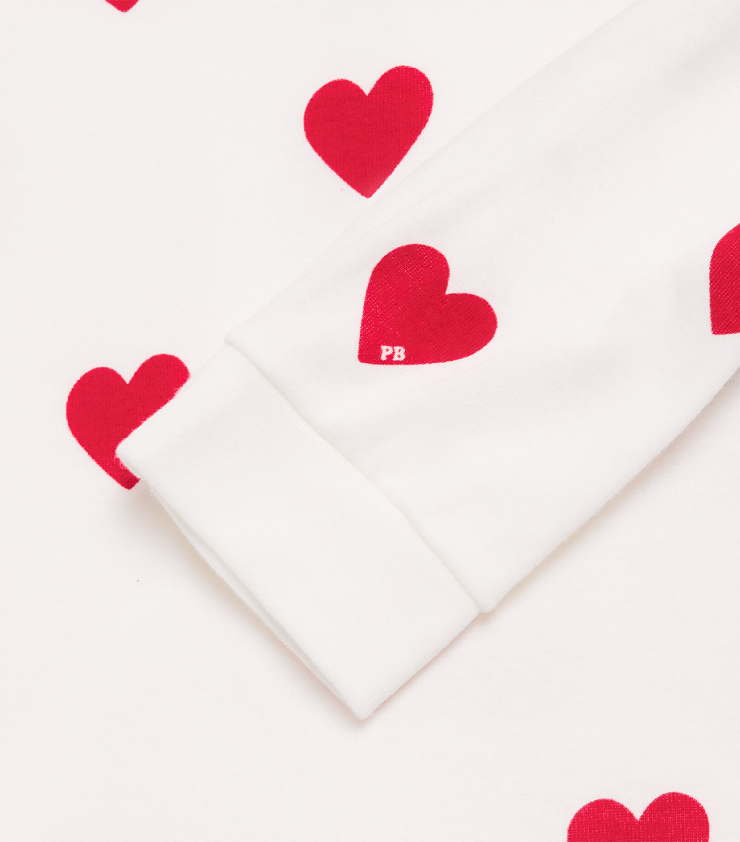 Cotton Heart Pyjama Set (4-12 Years) 04 WHITE Image 4
