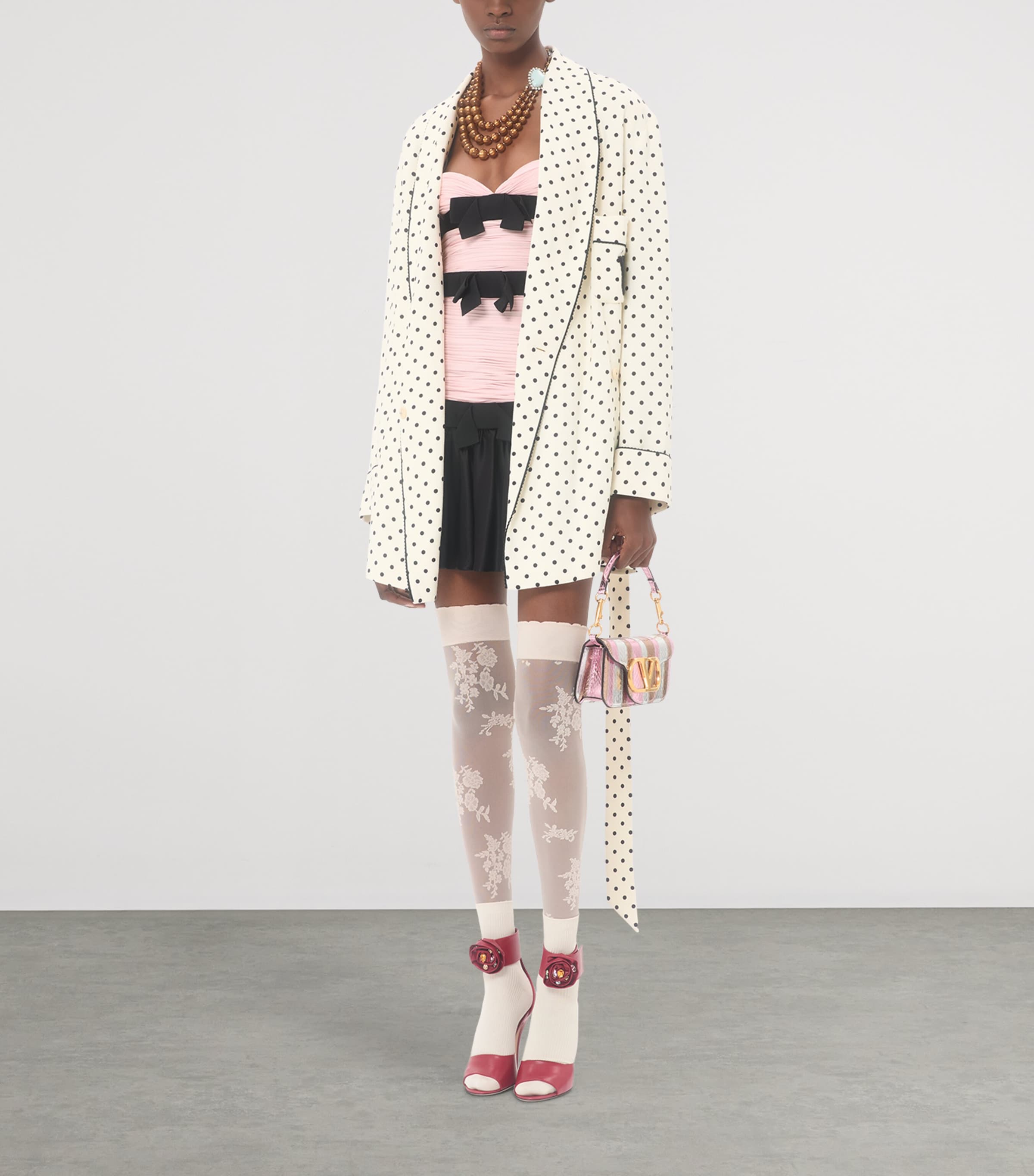 Metallic Leather Loco Shoulder Bag C8N Image 2