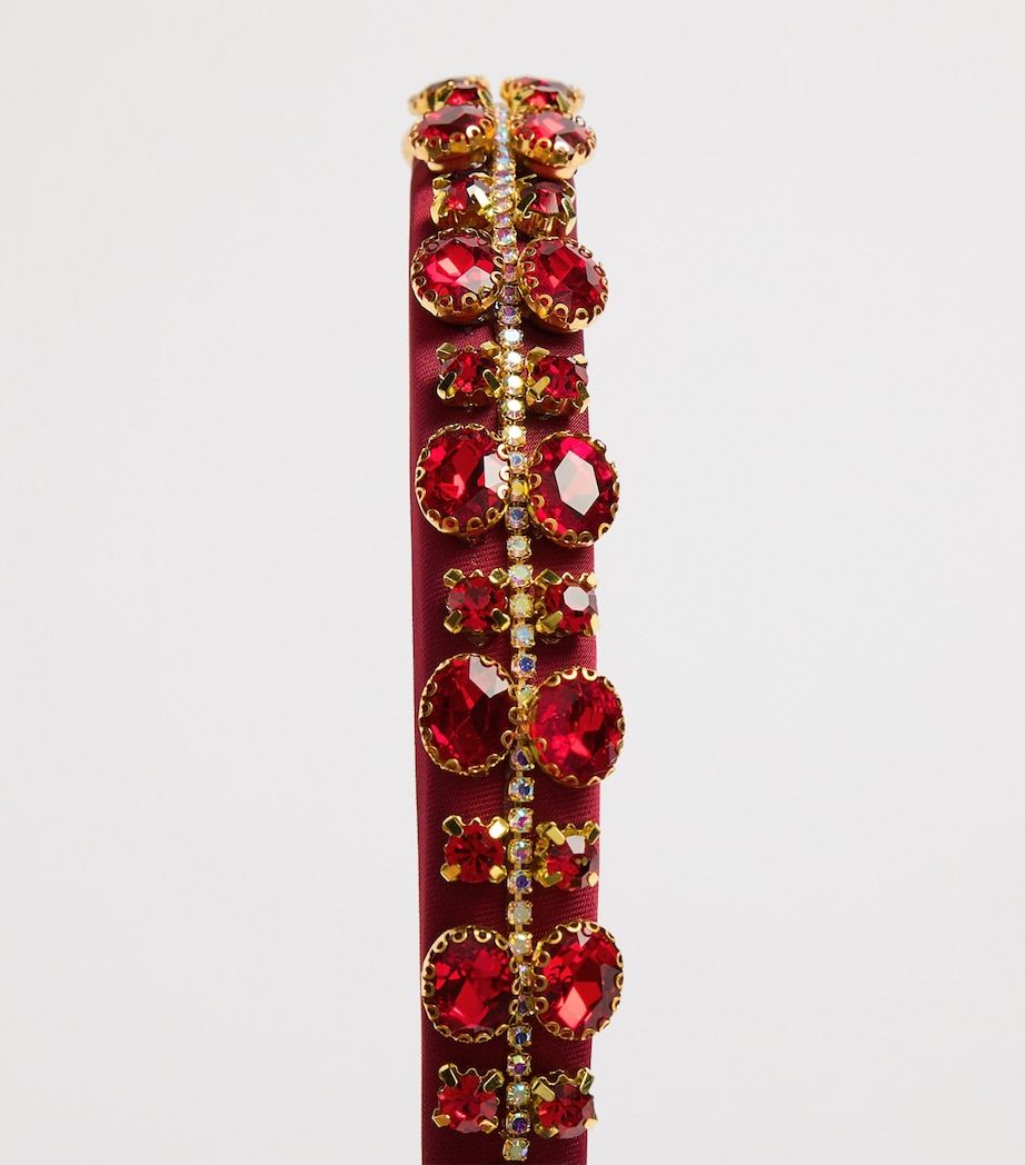 David Charles Embellished Headband D Red Image 3