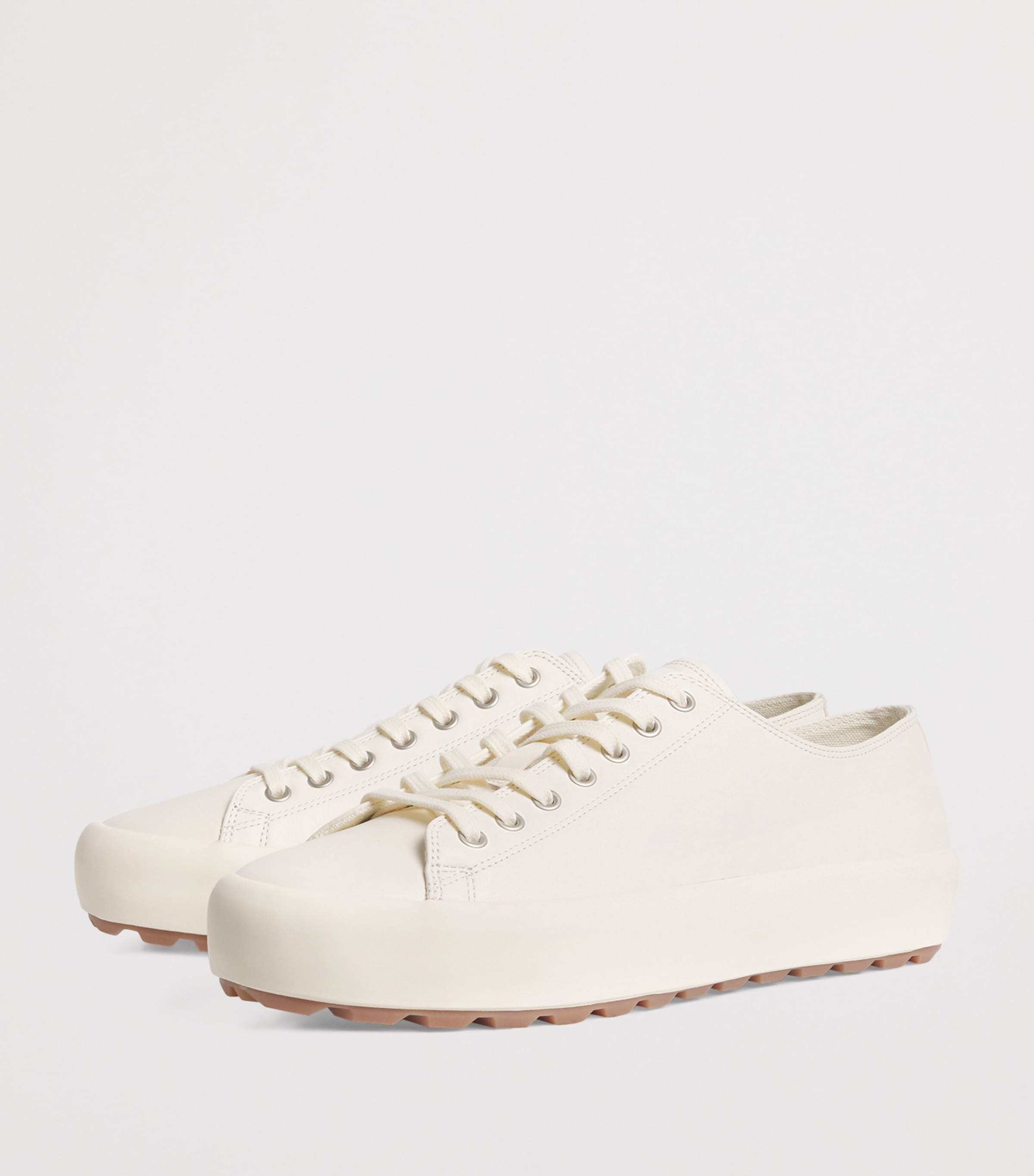 Leather Vulca Sneakers OFF WHITE Image 3