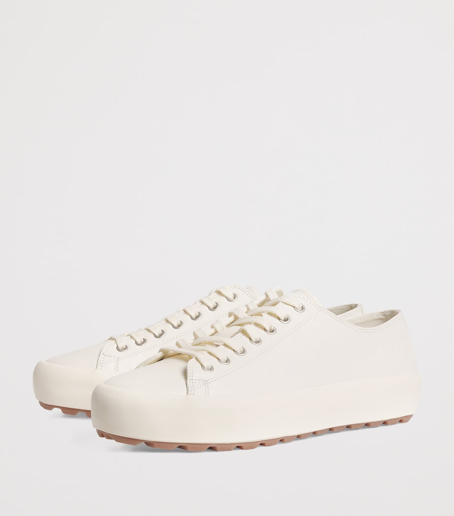 Leather Vulca Sneakers OFF WHITE Image 3