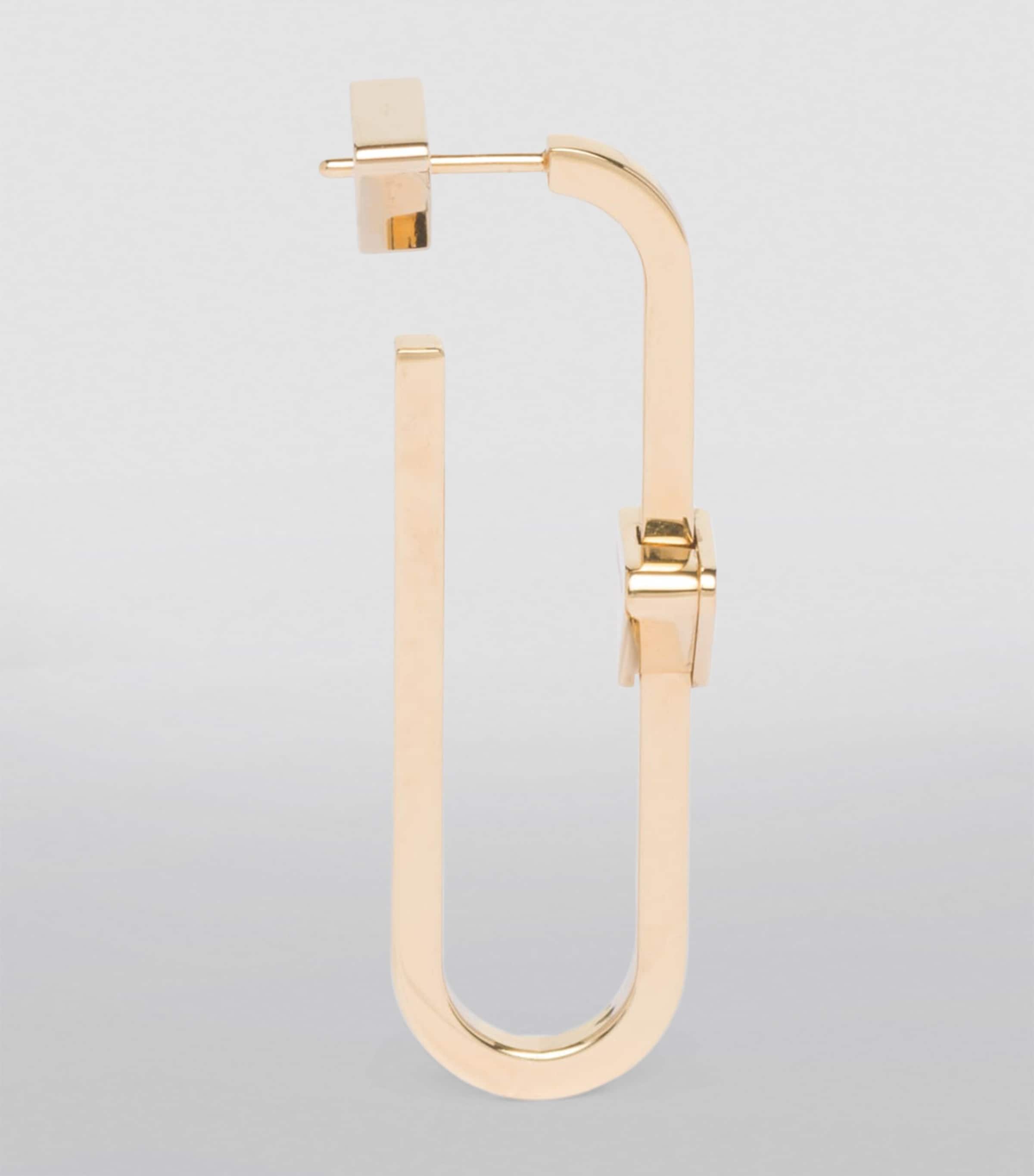 Triangle Hoop Earrings F0056 Image 2