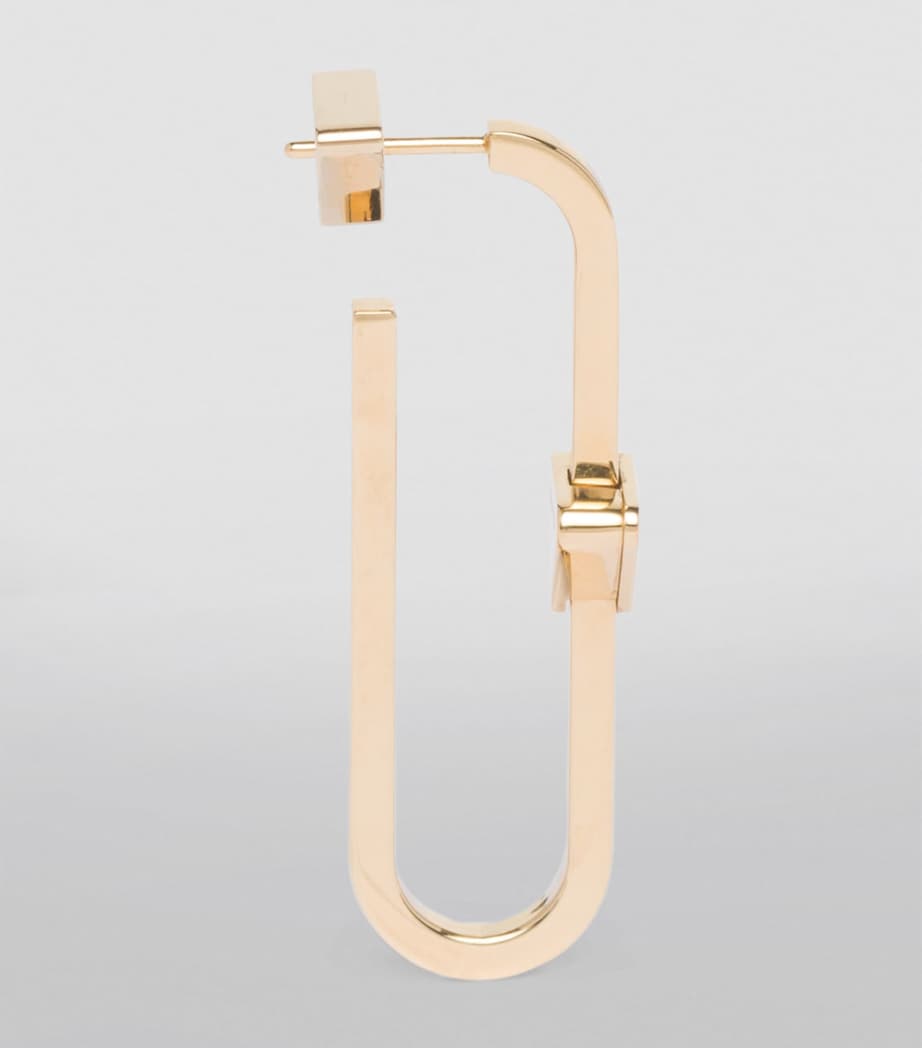 Triangle Hoop Earrings F0056 Image 2