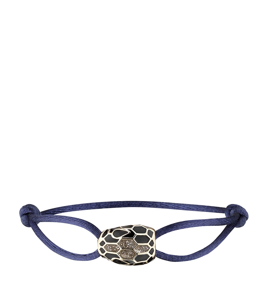 Bvlgari Serpenti Forever String Bracelet Blue Image 1