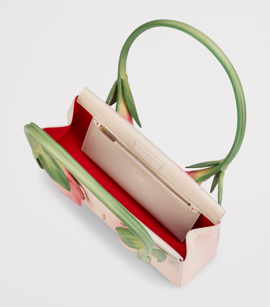 Christian Louboutin Venus Baguette Tulip Leather Shoulder Bag Image 4