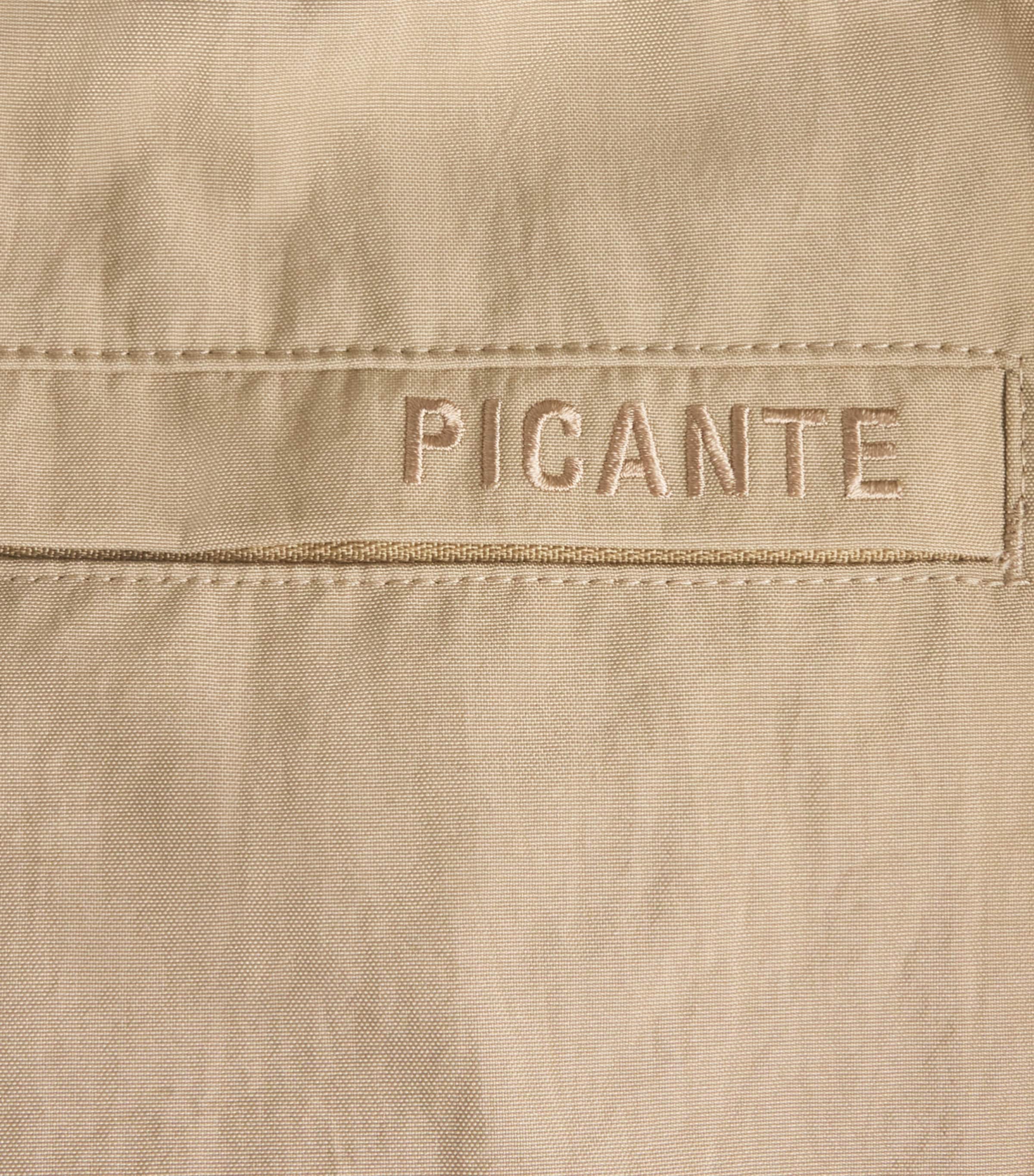 Picante Mens Crinkled Pleated Shorts Taupe Image 6