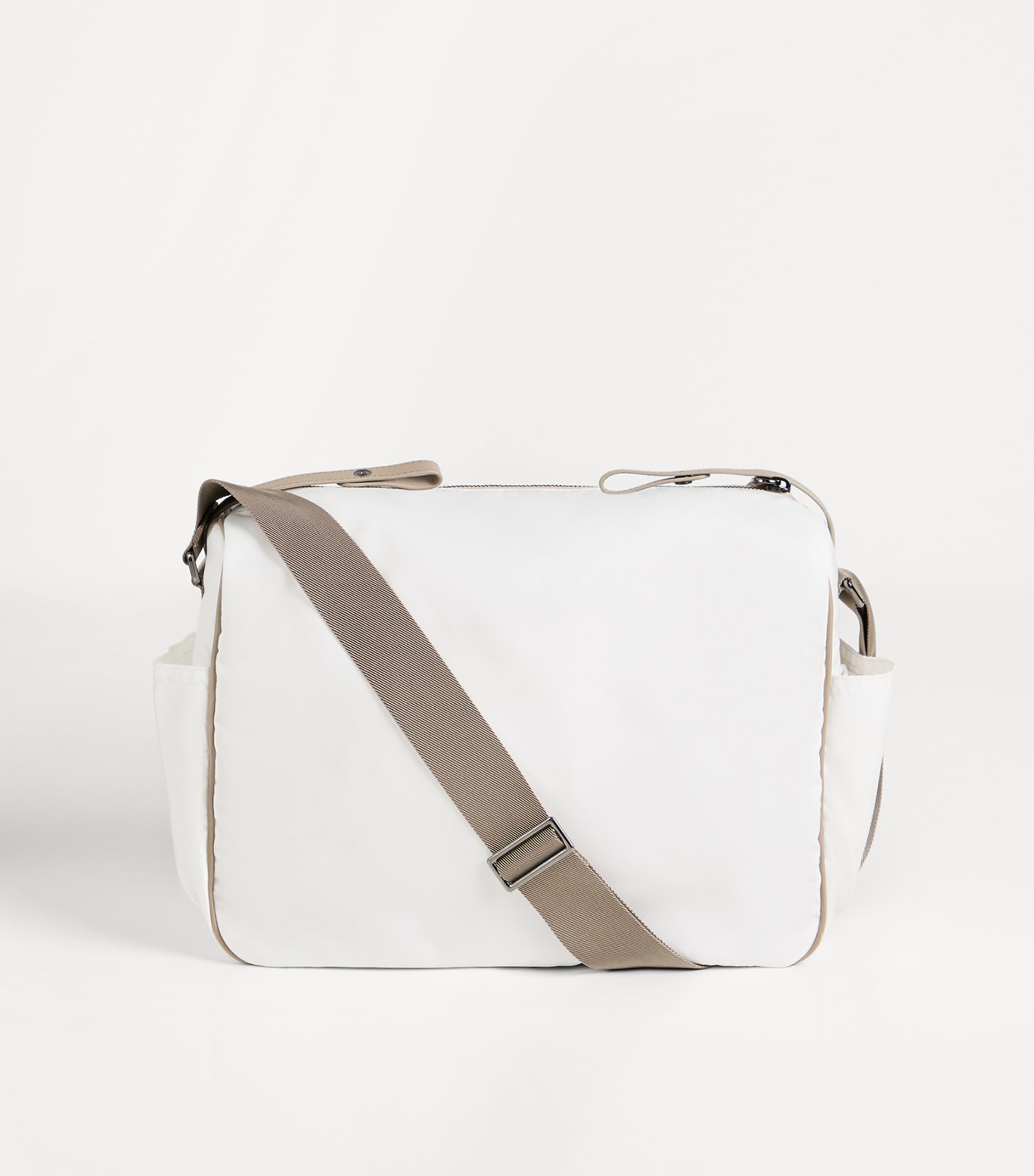 Brunello Cucinelli Kids Leather-Nylon Changing Bag Image 3