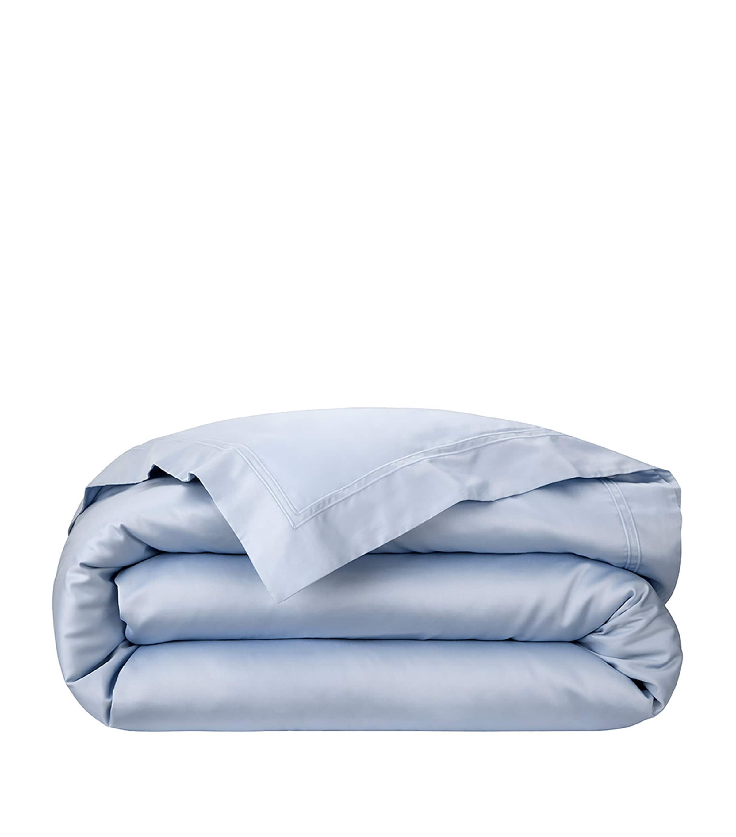 Yves Delorme Triomphe Celeste Super King Duvet Cover (260cm x 220cm) Celeste Image 2