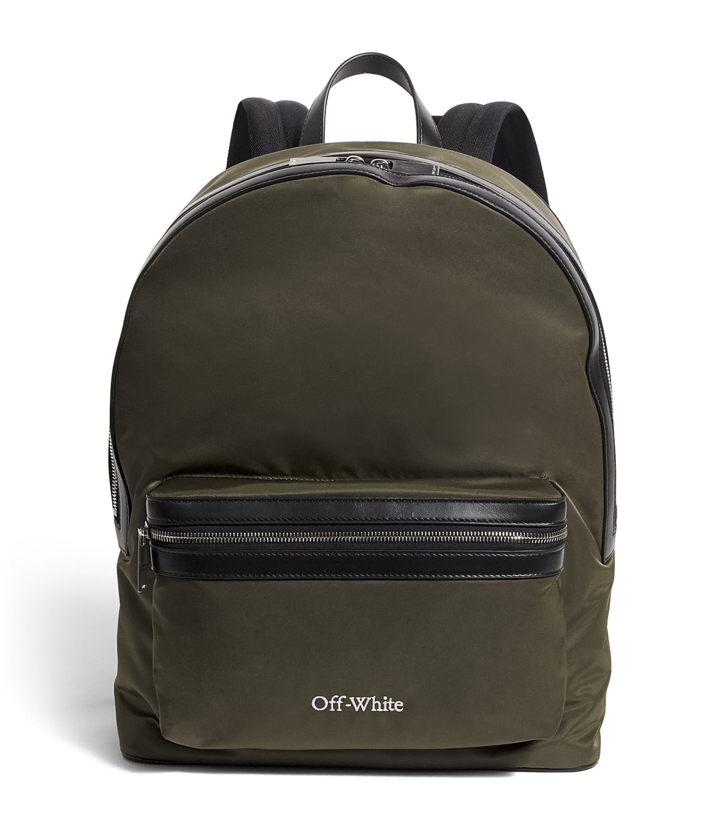 Off-white Core Round Backpack In Green