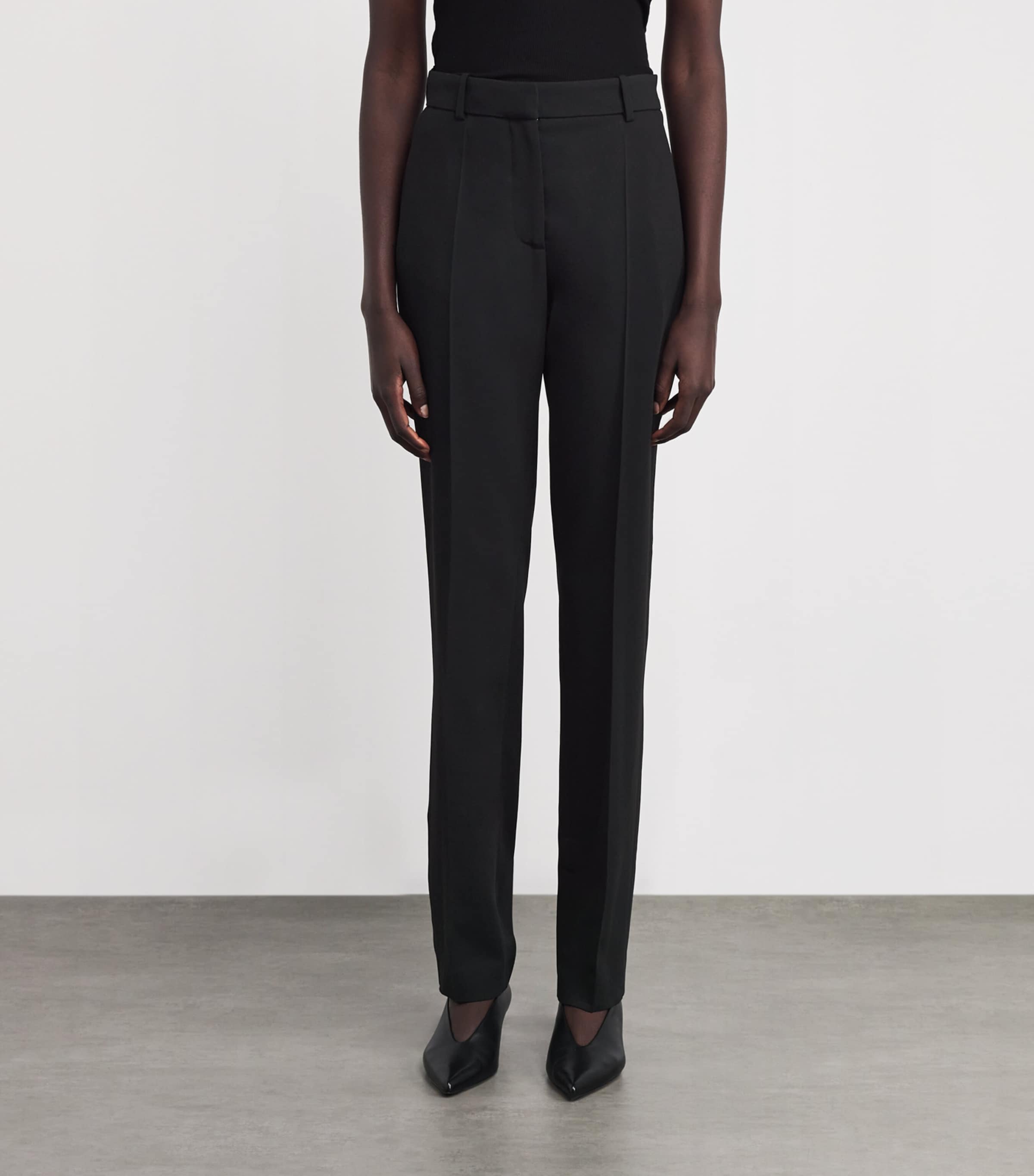 Joseph Womens Cady Colburn Comfort Trousers Black Image 3