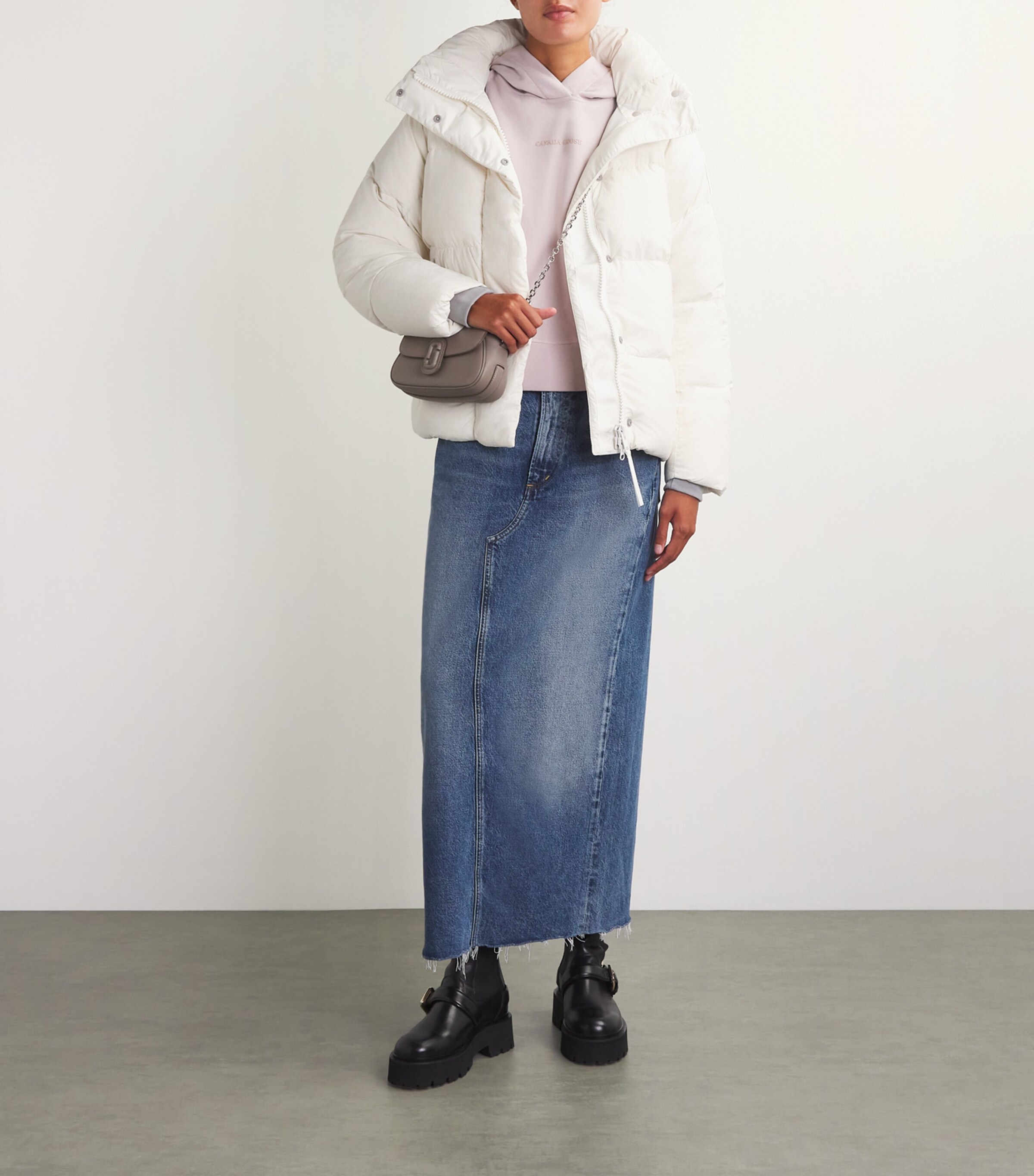 ジャケット・アウター   JUNCTION PARKA Canada Goose White Down-Filled Junction Parka | Harrods UK