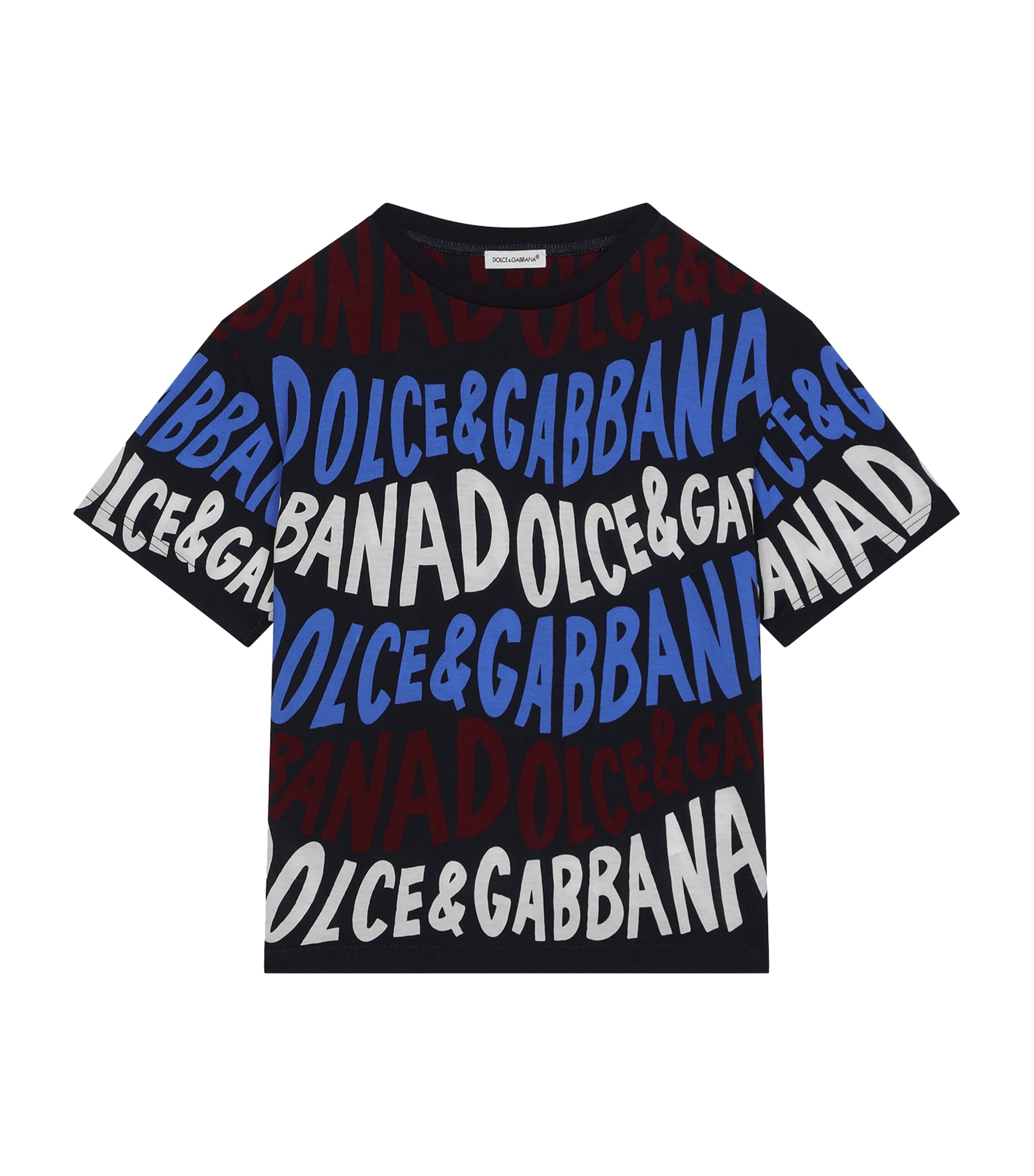 Shop Dolce & Gabbana Cotton Logo Print T-shirt