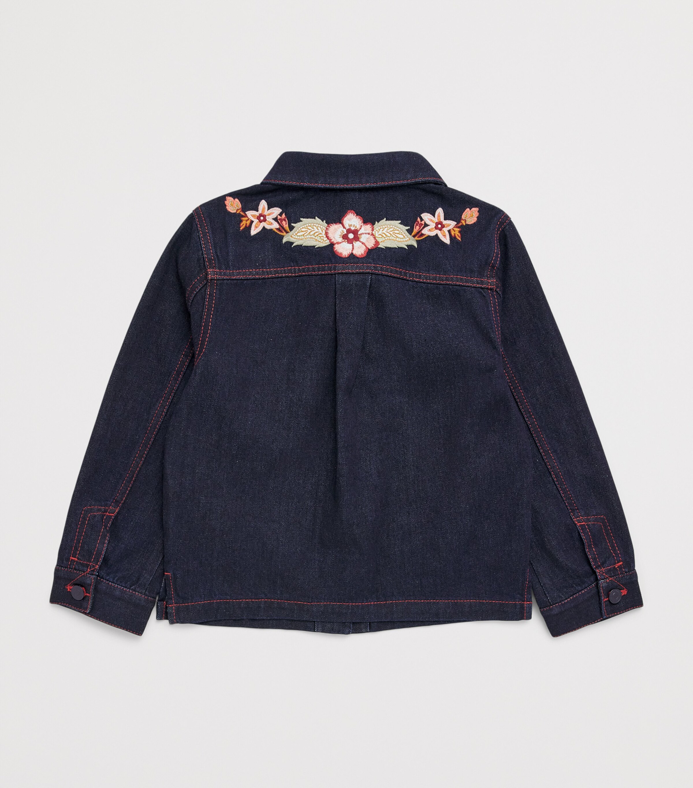 Zimmermann Kids Embroidered Aster Denim Jacket (2-12 Years) Horizon Image 2