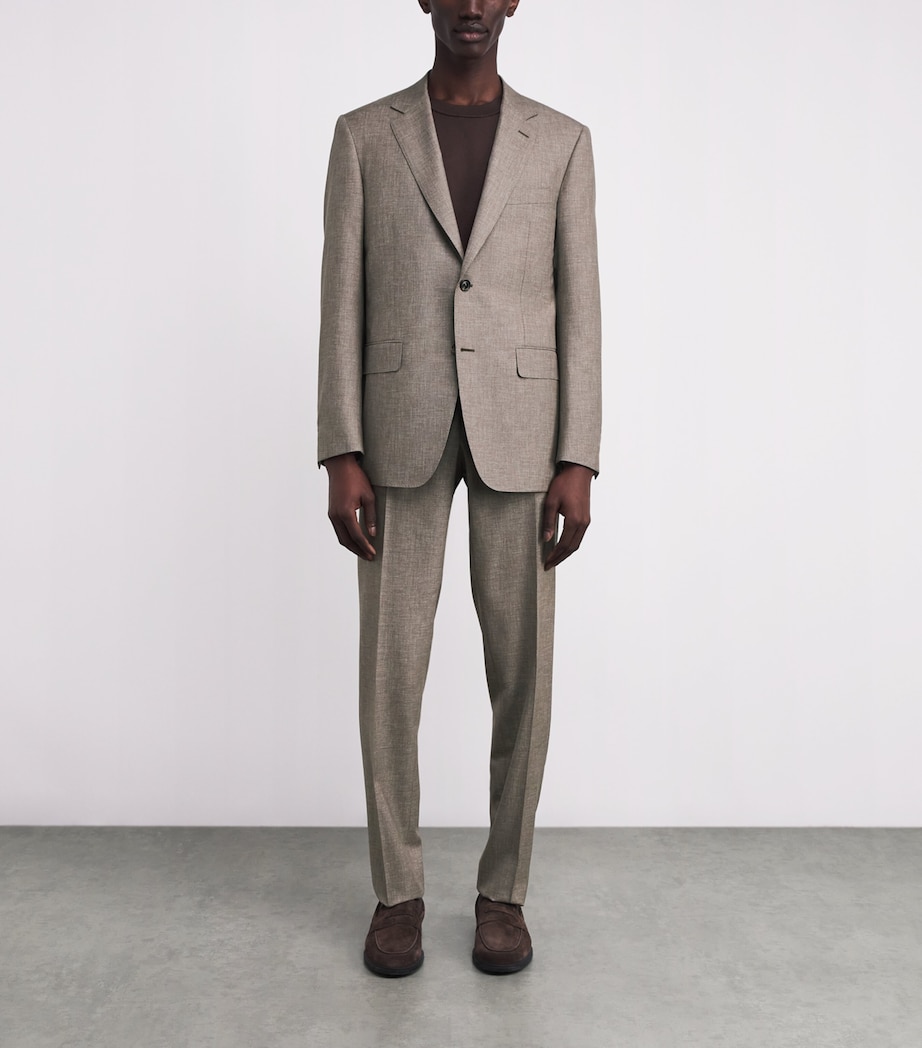 Canali Mens Wool 2-Piece Suit Image 3