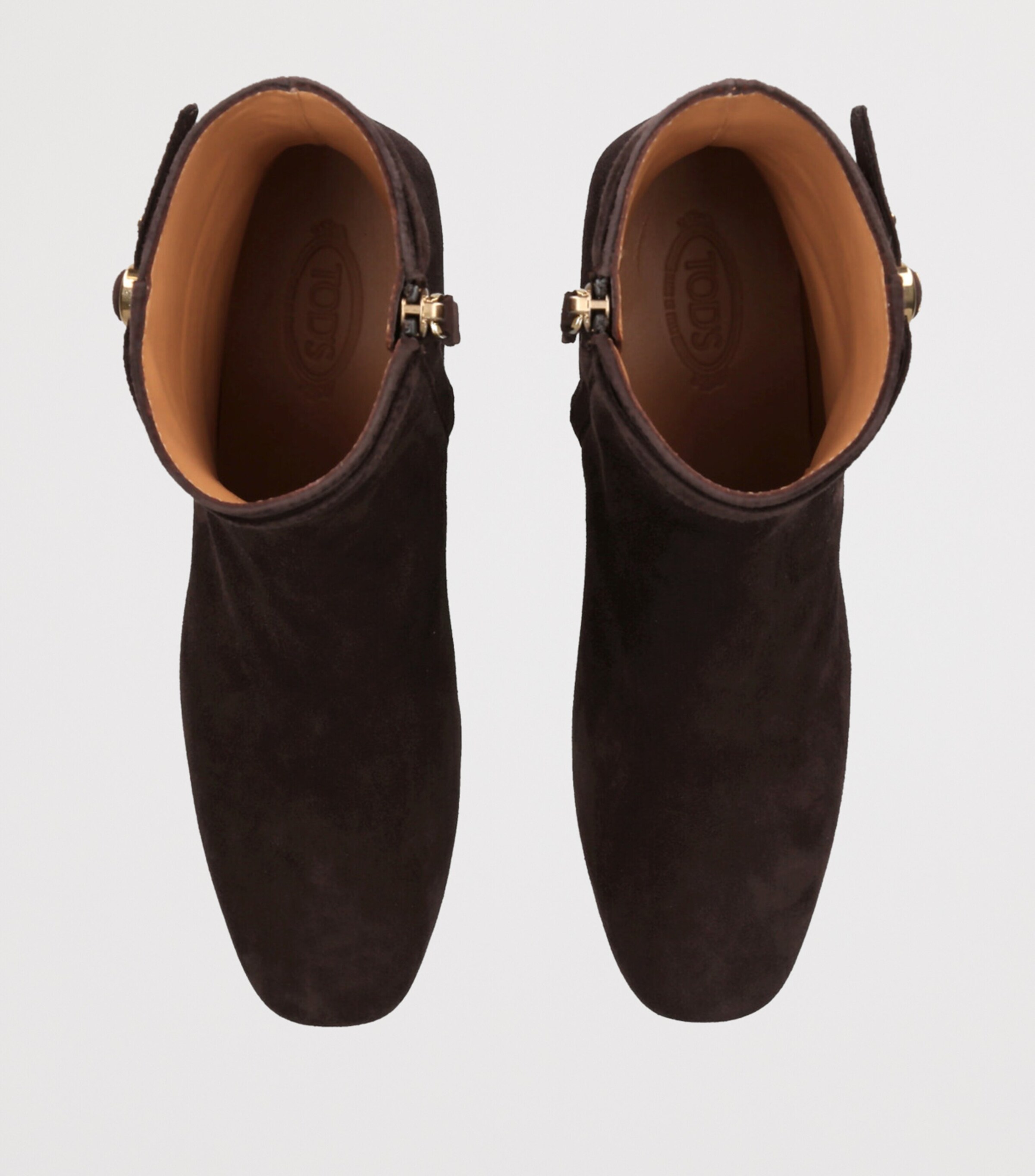 Suede Stivaletto Cuoio Ankle Boots 35 BROWN Image 4