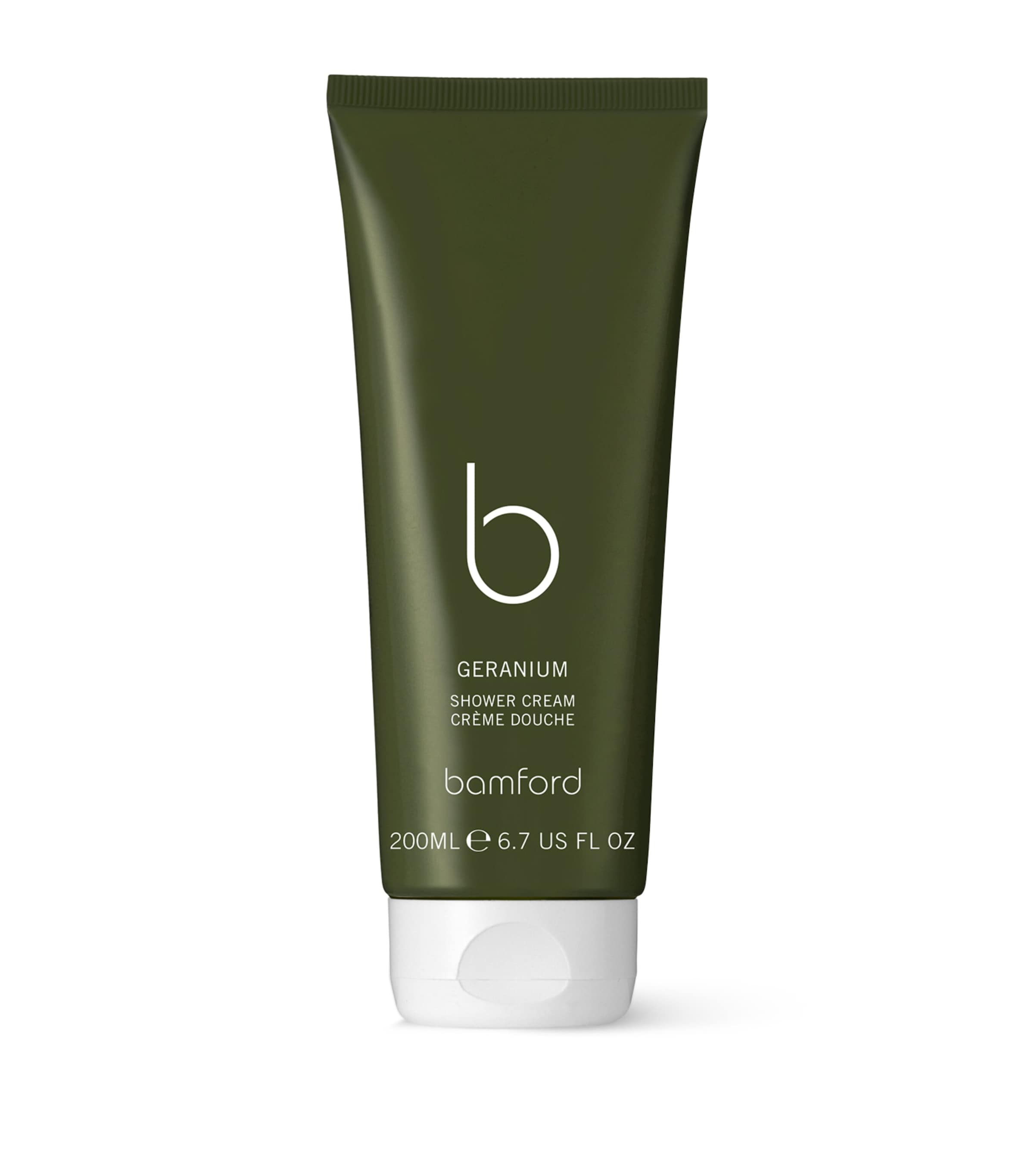 Bamford Geranium Shower Cream In White