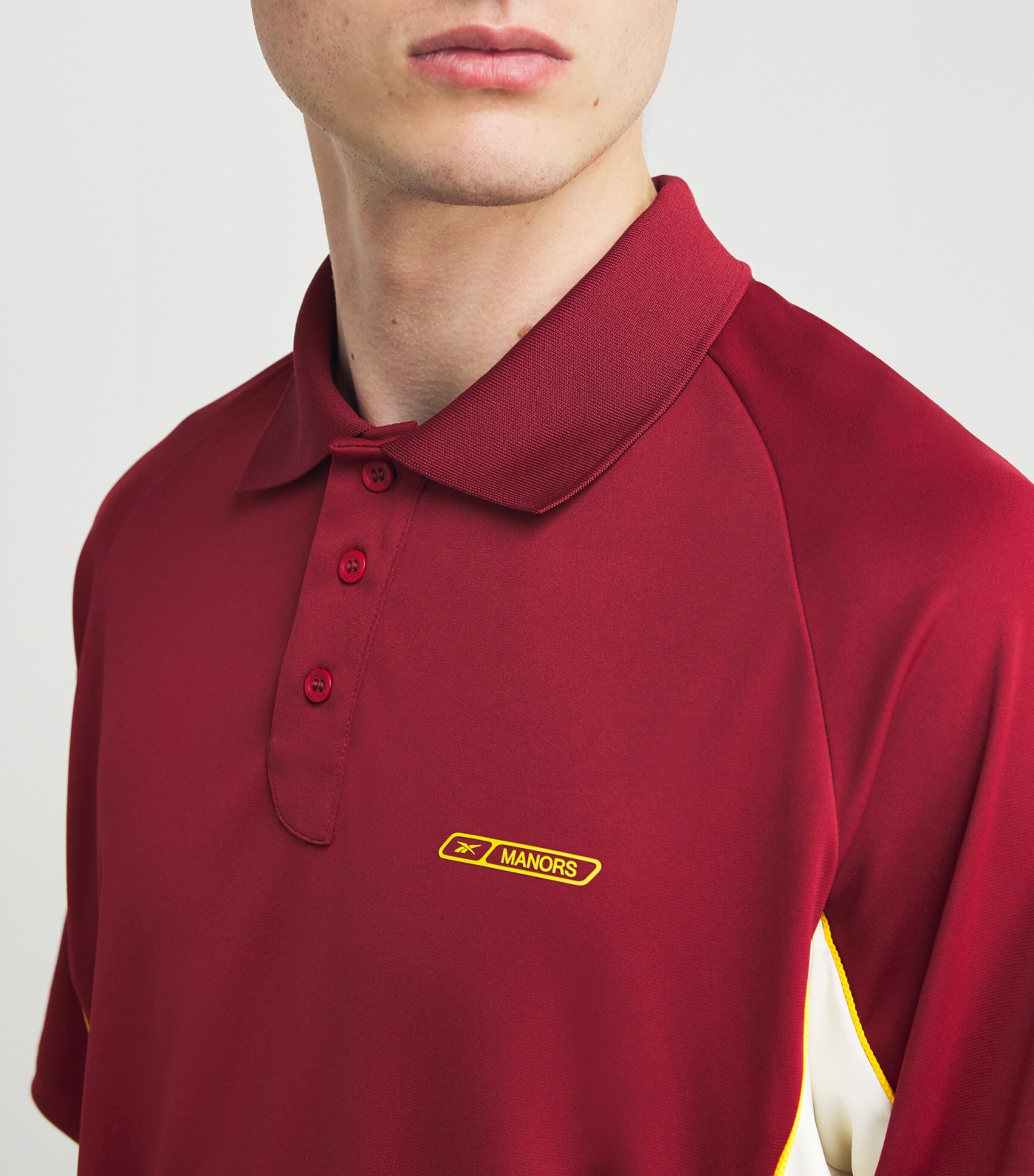 x Reebok Polo Shirt BURGUNDY Image 6
