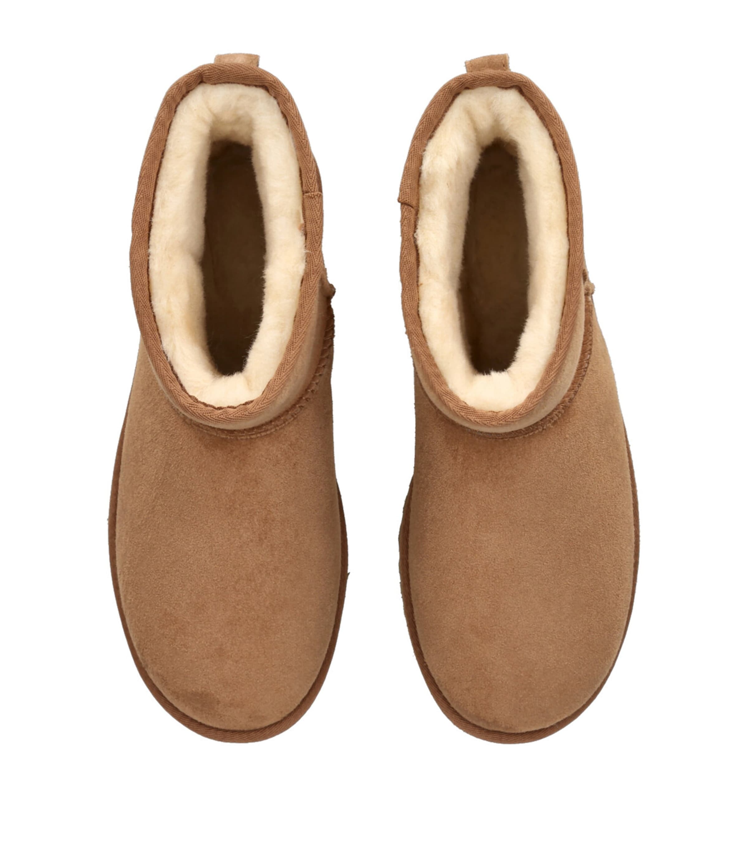 UGG Suede Mini Boots Tan Image 4