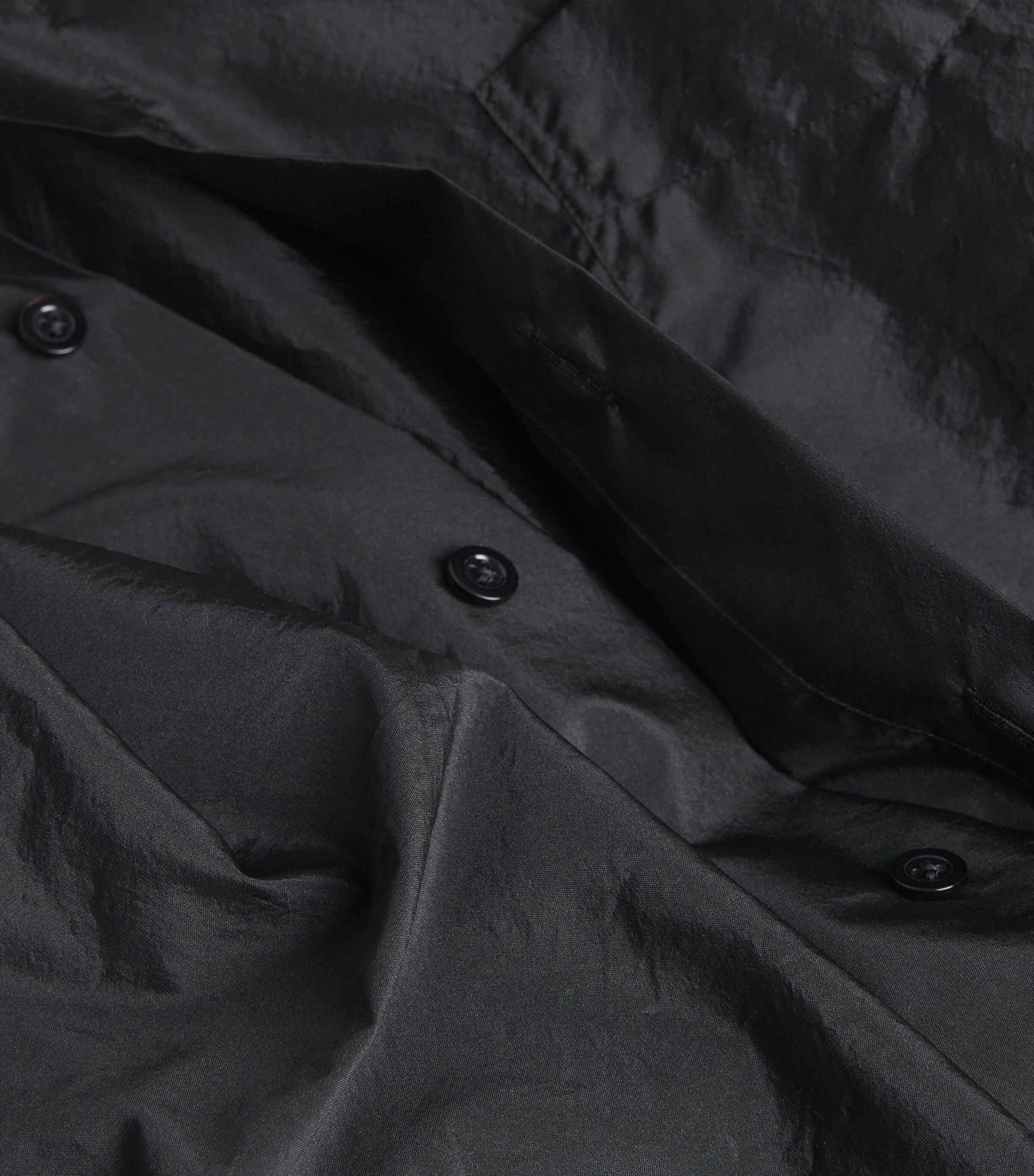 Maison Margiela Womens Woven Oversized Shirt Black Image 5