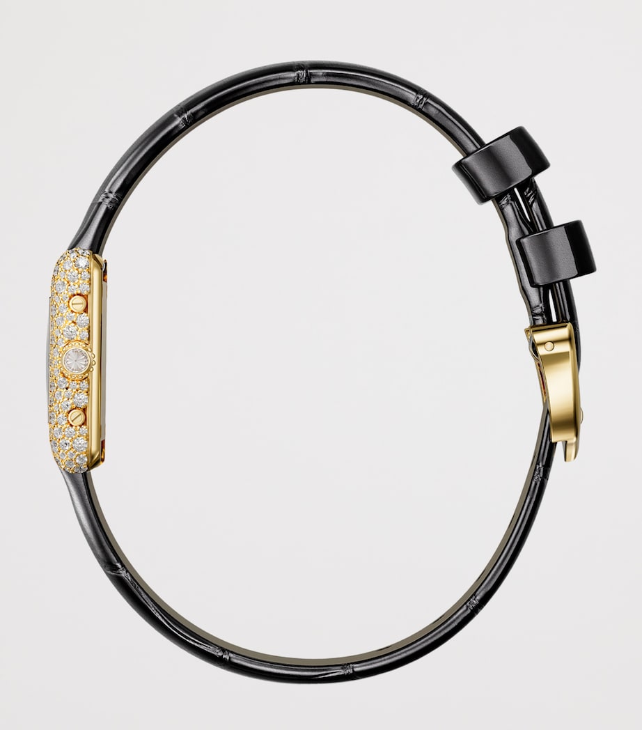 Cartier Yellow Gold and Diamond Tank Louis Watch 16.5mm Yellow Gold Image 6