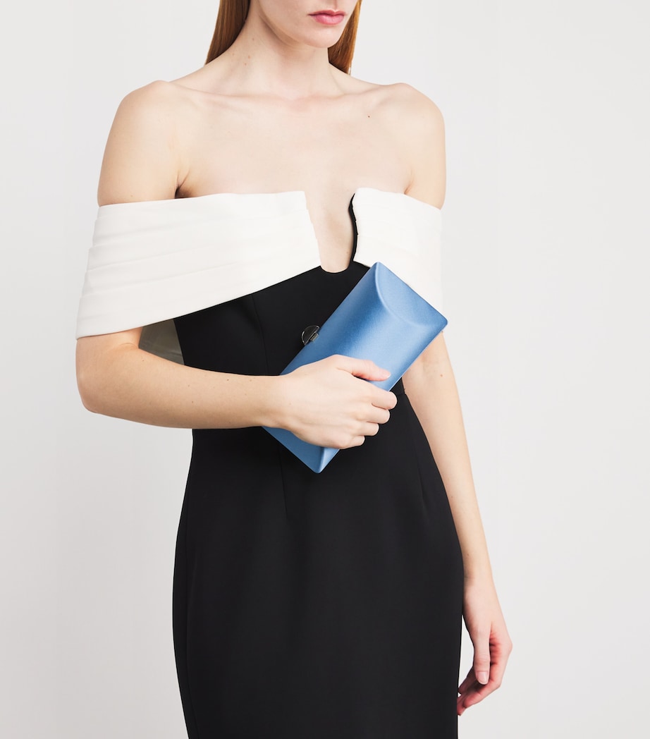 Silk Satin Clutch Bag 345 GLASGOW Image 5