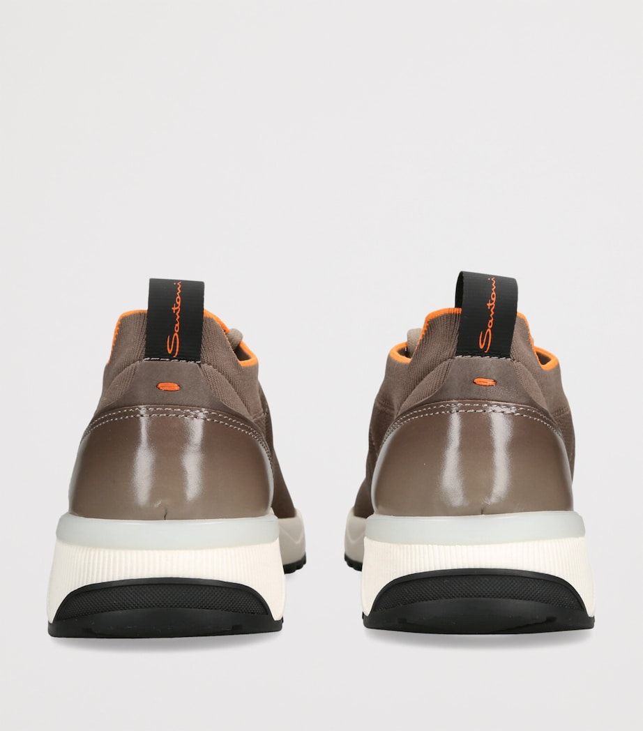 Technical-Knit Runner Sneakers MID BROWN Image 2