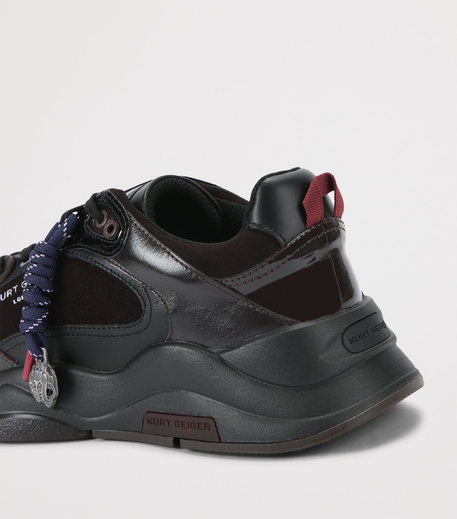 Leather Royston Sneakers DARK BROWN Image 2