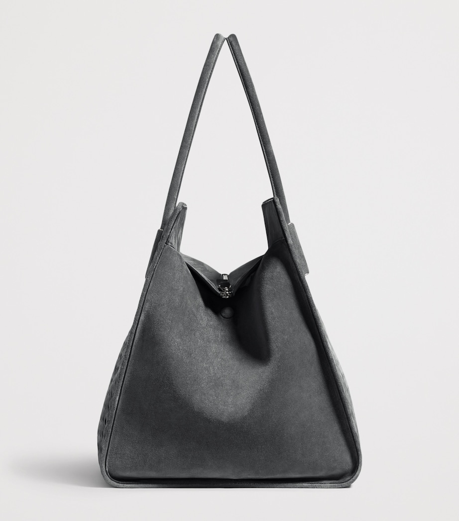 Bottega Veneta Large Suede Barbara Tote Bag Image 5