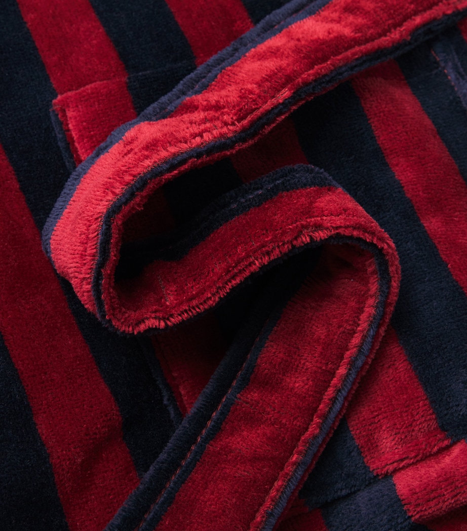 Terry Stripe Aston Bathrobe 032MUL Image 5
