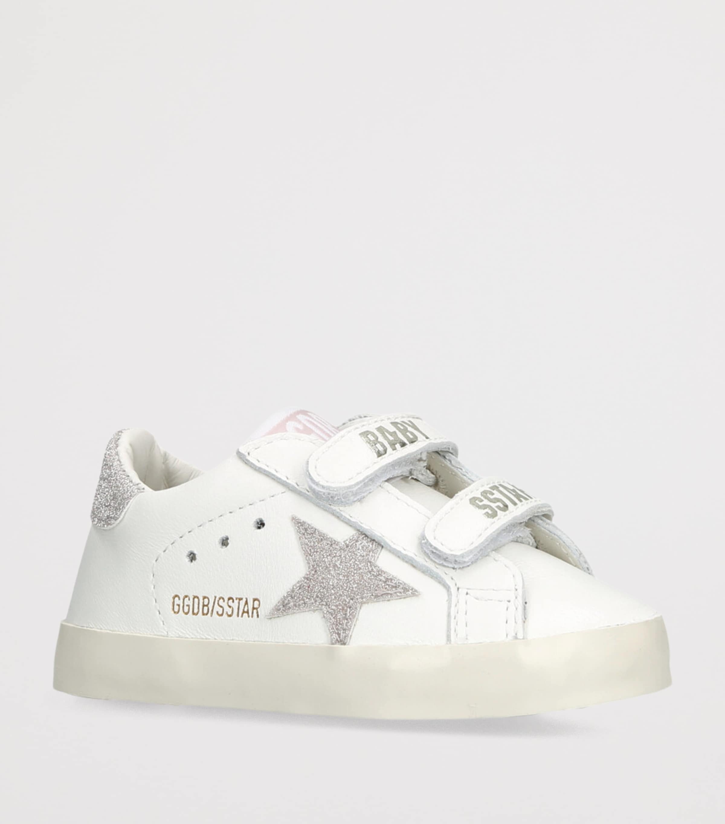 Leather Baby School Sneakers WHITE/OTH Image 3