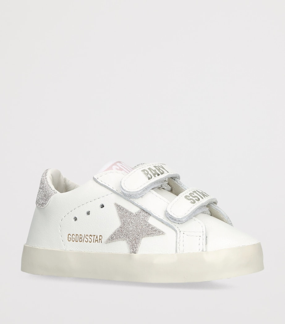 Leather Baby School Sneakers WHITE/OTH Image 3