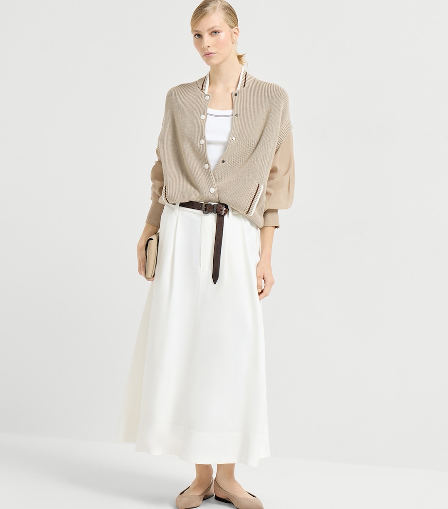 Twill Maxi Skirt C600 Image 2