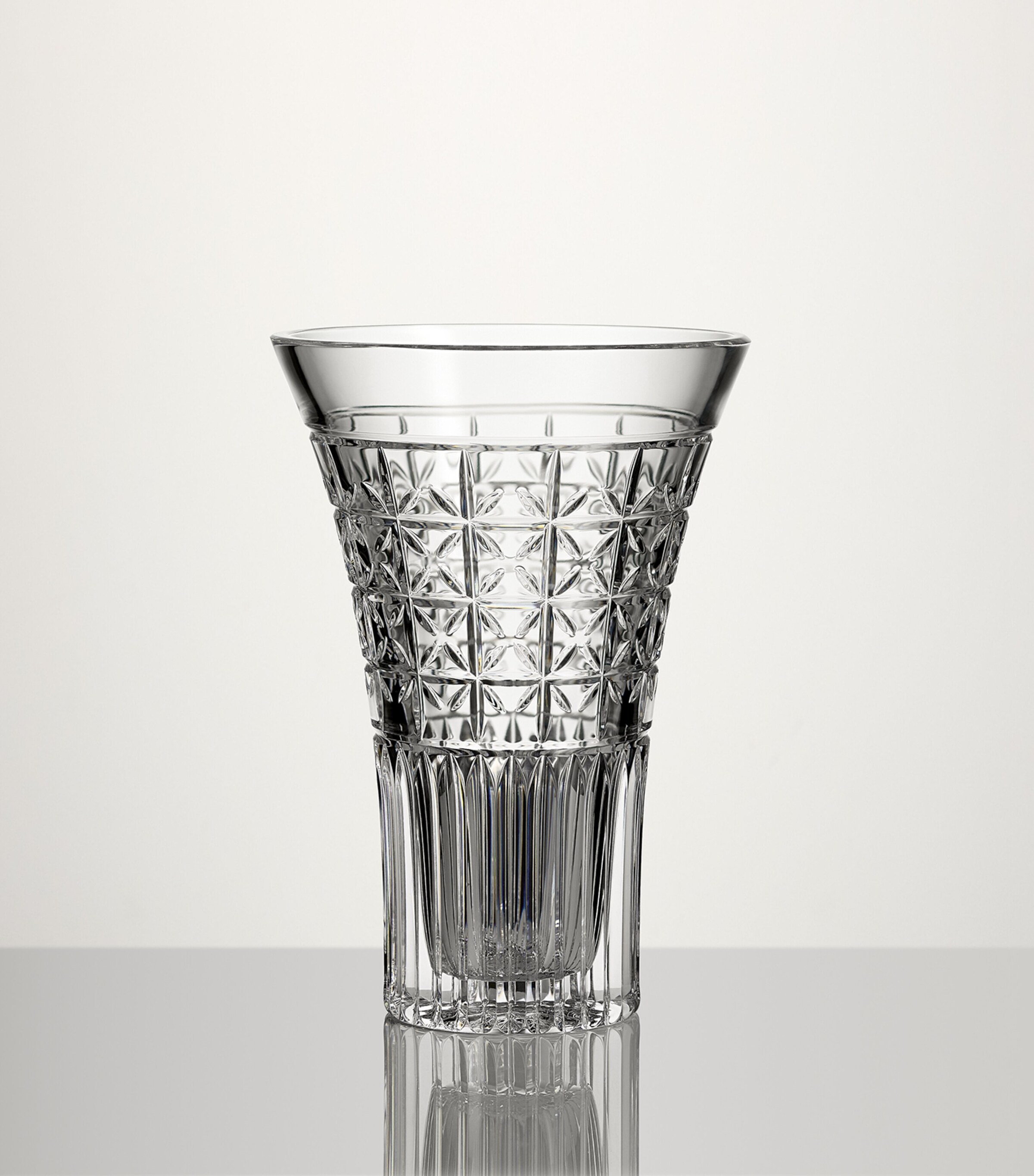Waterford Mastercraft Powerscourt Vase (20cm) Clear Image 3