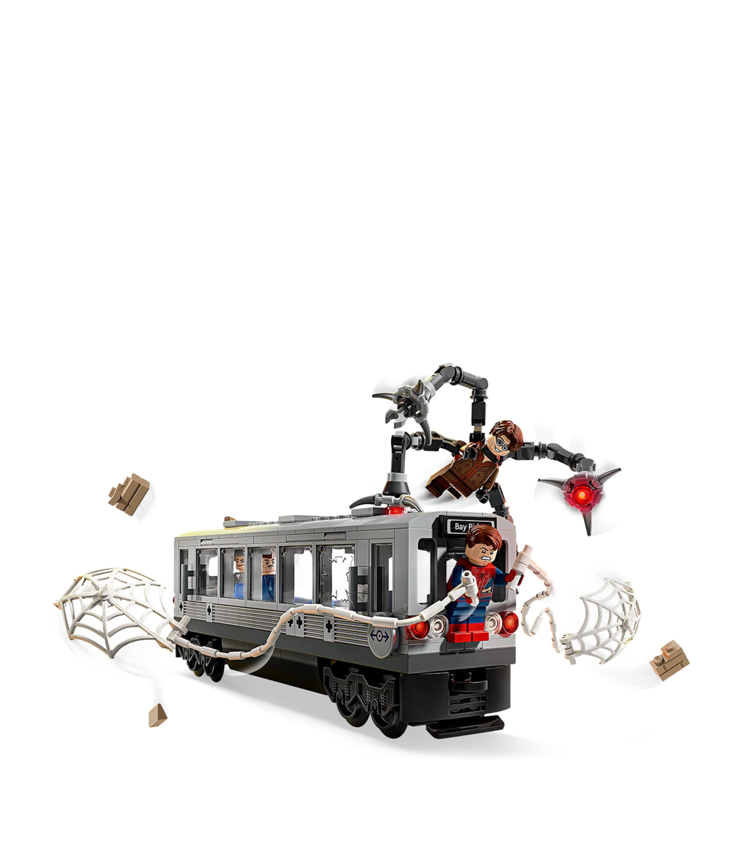 LEGO Marvel Spider-Man vs. Doc Ock Subway Train Scene 76321 MULTI Image 4