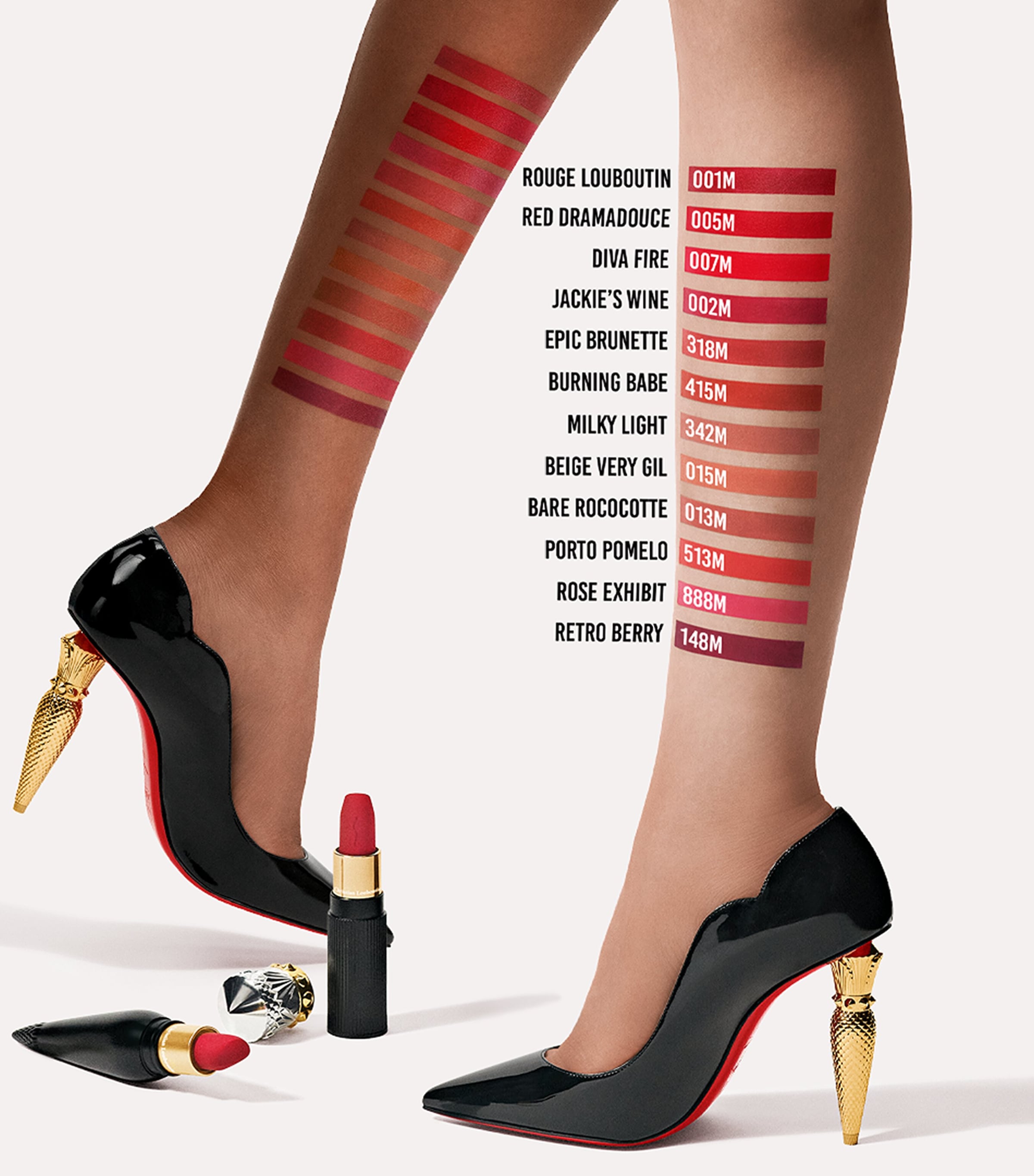 Rouge Louboutin Velvet Matte On-The-Go Lipstick POMELO 513M Image 6