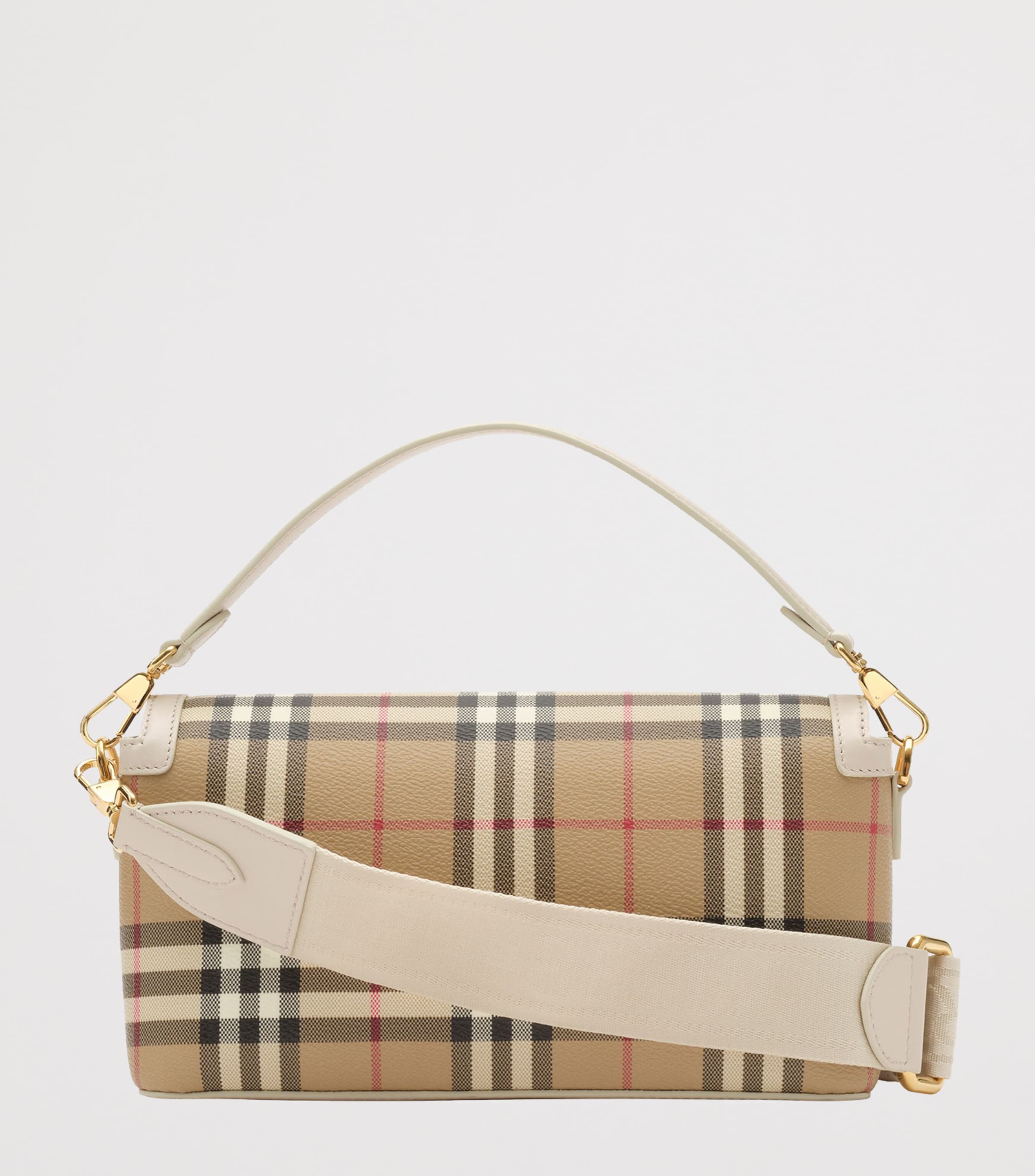 Burberry Check Note Top-Handle Bag Vntg Chk/soap Image 2