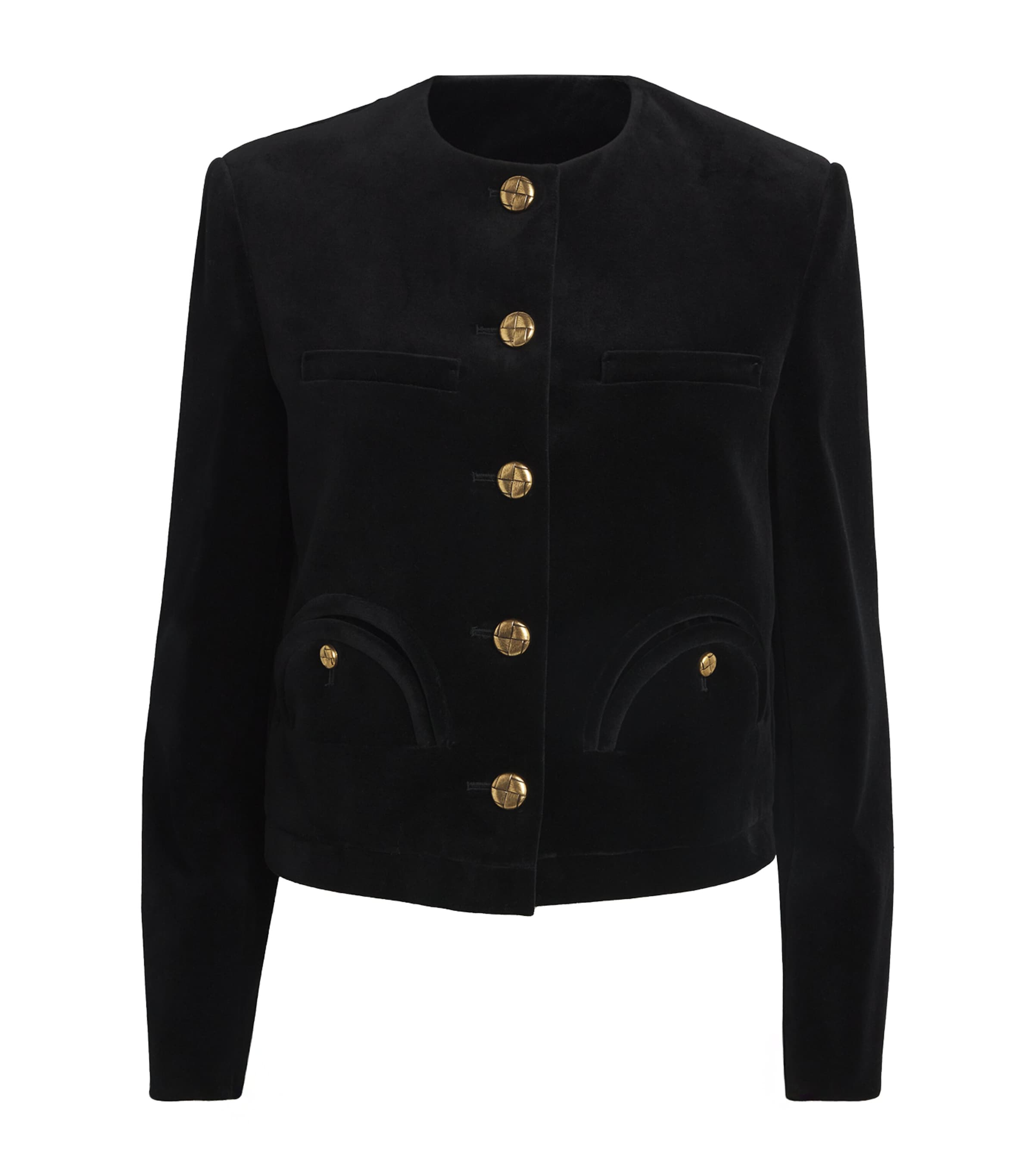 BLAZÉ MILANO VELVET SHAMO BOLERO JACKET 