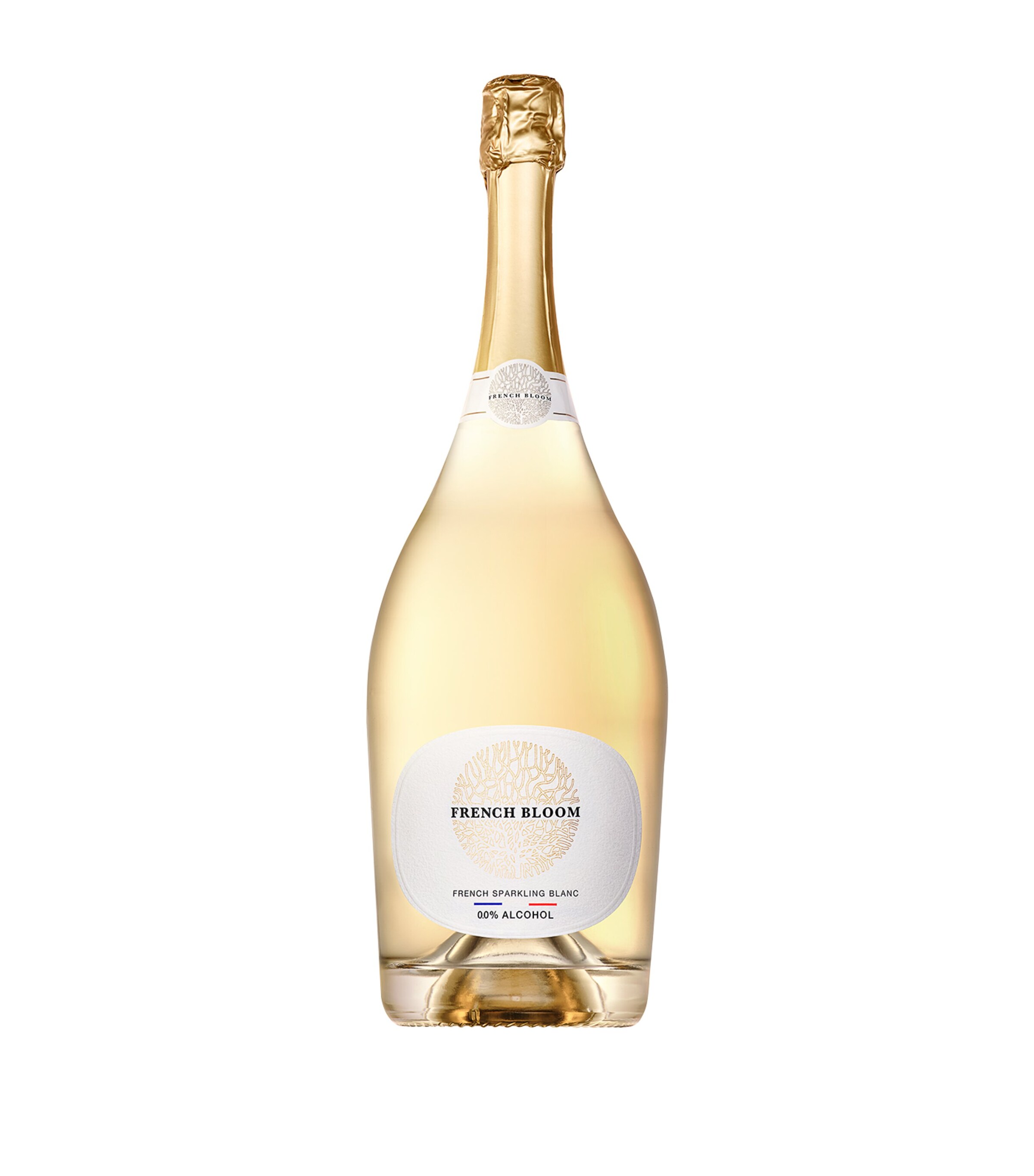 French Bloom Le Blanc Alcohol-Free Sparkling Wine Le Magnum (1.5l) - Languedoc Rousillon, France Image 1